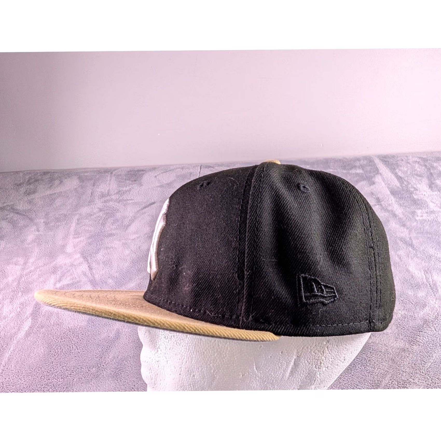 New Era New Era 59FIFTY NY Yankees 1977 All Star Game Patch Hat Black Tan 7 1/4 Fitted Size ONE SIZE - 2 Thumbnail