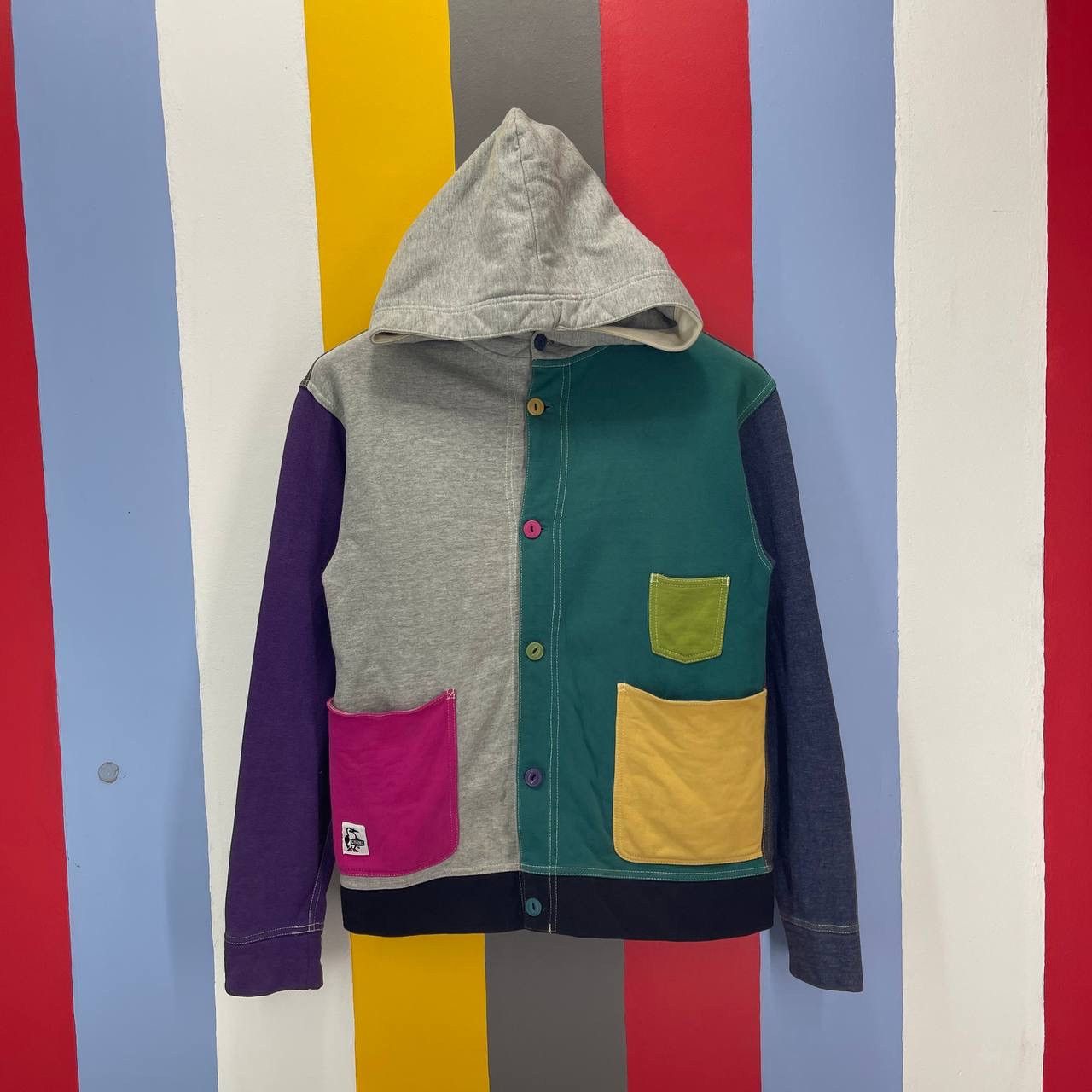 Chums CHUMS Multicolor Button Hoodie #2613/Z Size US S / EU 44-46 / 1 - 1 Thumbnail