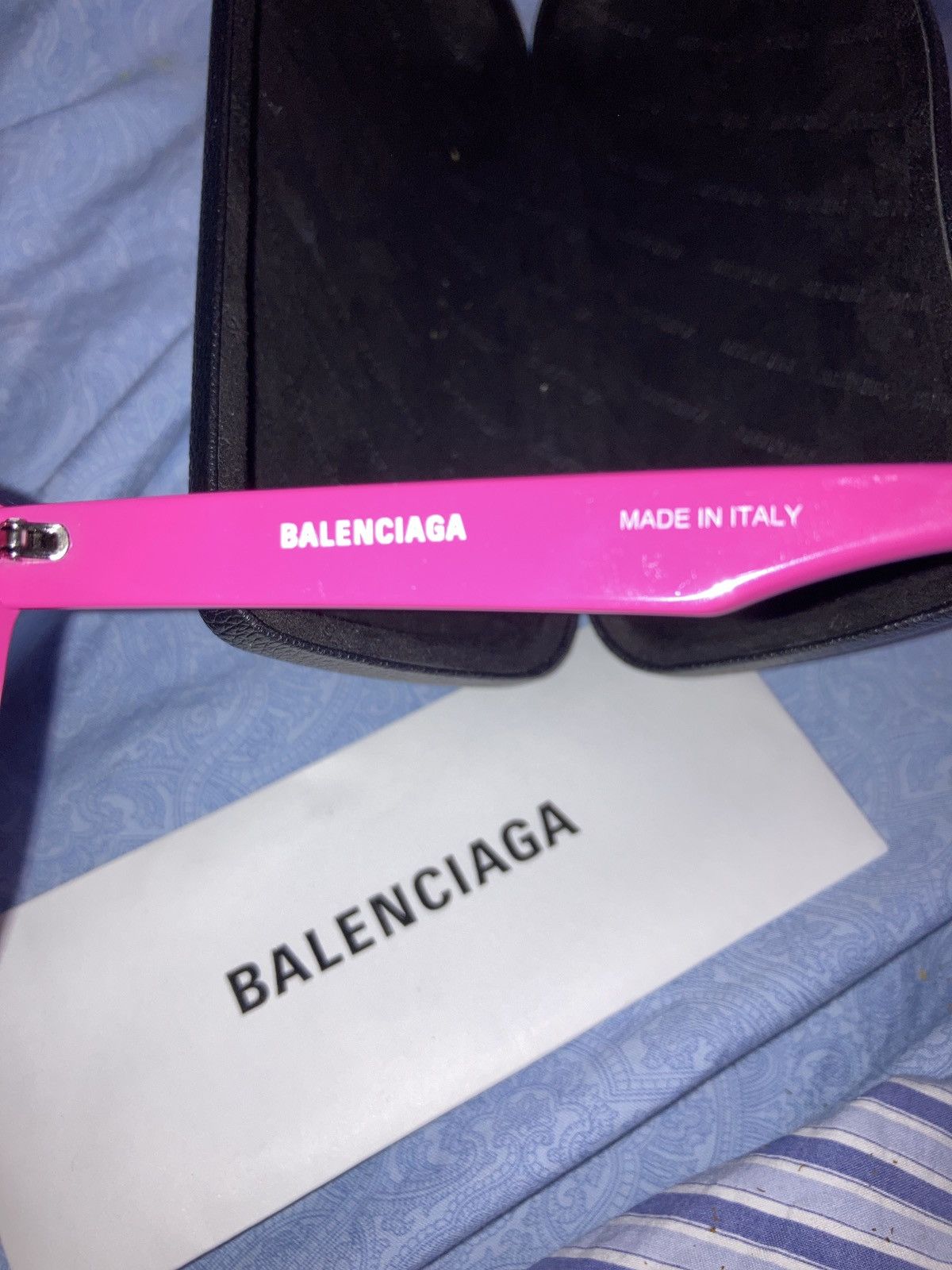 Balenciaga Brand new BALENCIAGA Pink Sunglasses Size ONE SIZE - 5 Thumbnail