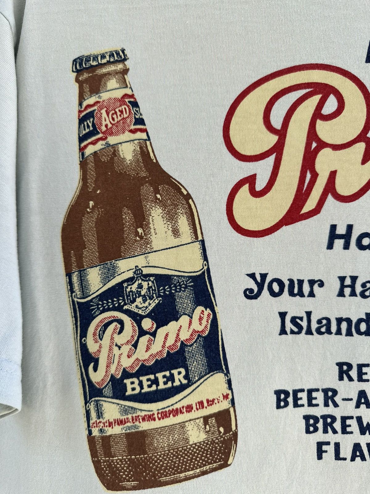Sun Surf Vintage 90s Sun Surf Primo The Hawaiian Beer Faded Tee Size US M / EU 48-50 / 2 - 5 Thumbnail
