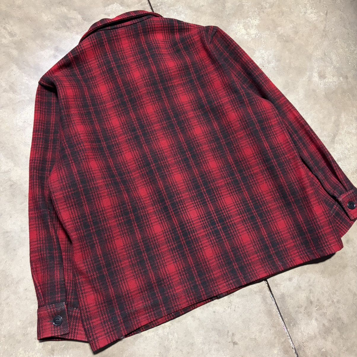 Woolrich Woolen Mills Vintage 60s Amana Woolen Mills Buffalo Plaid Jacket Shacket Size US XL / EU 56 / 4 - 11 Thumbnail
