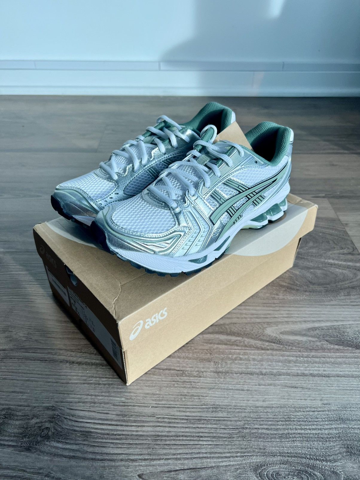 Asics ASICS Gel Kayano 14 Slate Grey Green Size US 7 / EU 40 - 2 Thumbnail