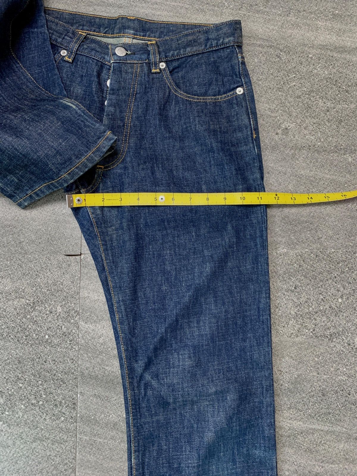 Helmut Lang FREE TAX! 2000s Indigo Classic Cut Denim Jeans Size US 28 / EU 44 - 11 Thumbnail