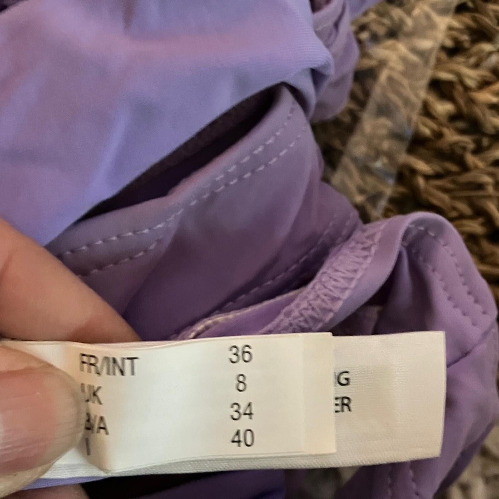 Other NWOT Etam Lavender Bow Bikini Set Size ONE SIZE - 8 Thumbnail