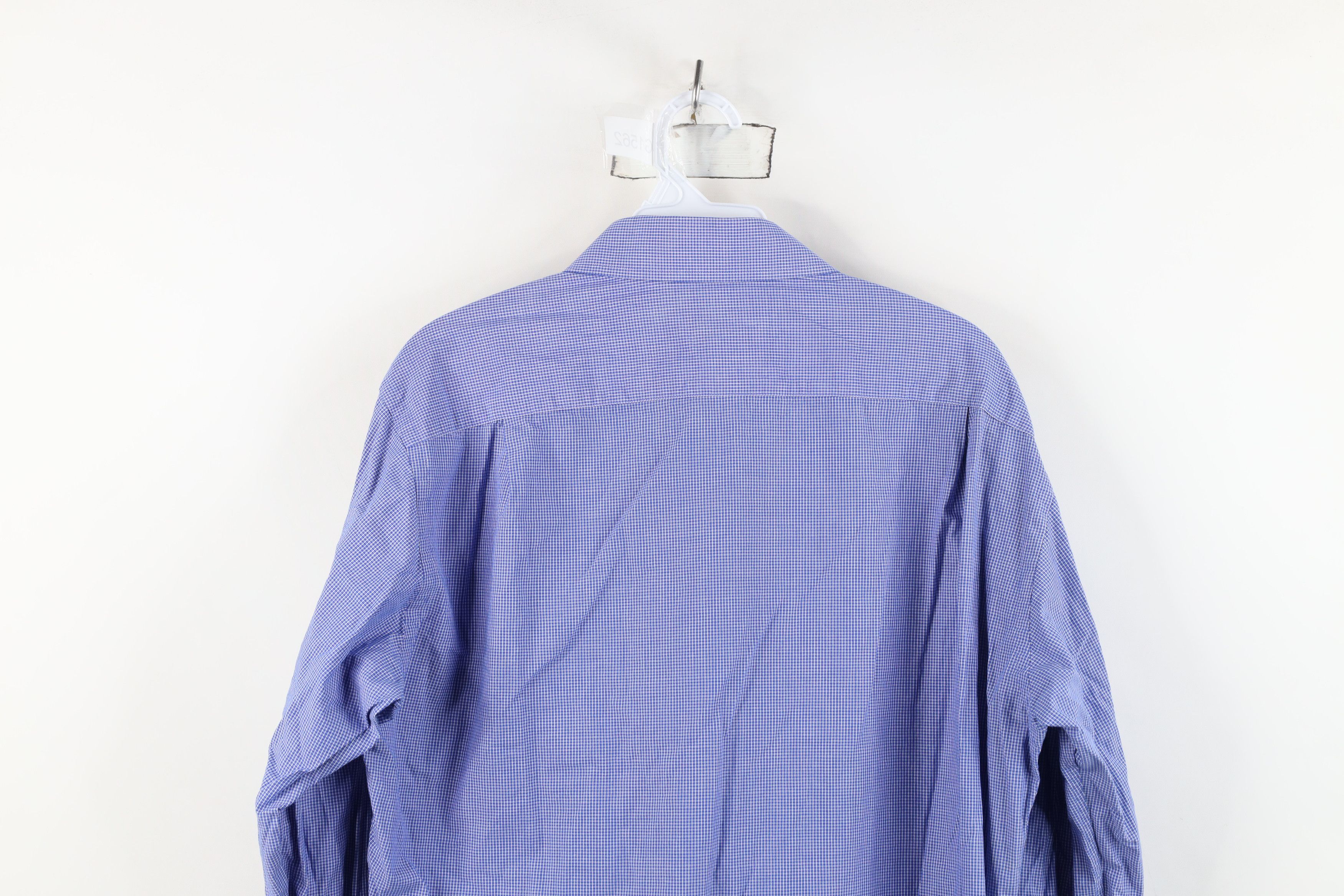 Ben Sherman Ben Sherman Tailored Slim Fit Button Shirt Blue Plaid Size US M / EU 48-50 / 2 - 9 Thumbnail