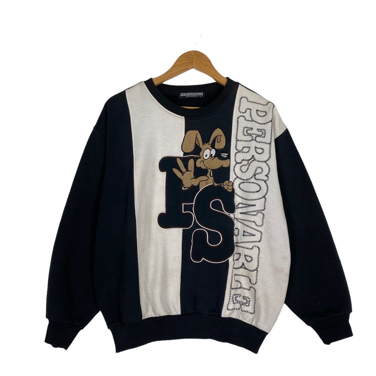 Cartoon Network × Japanese Brand Person Able Sports Big Logo Embroidered Crewneck Sweatshirt Size US M / EU 48-50 / 2 - 1 Thumbnail