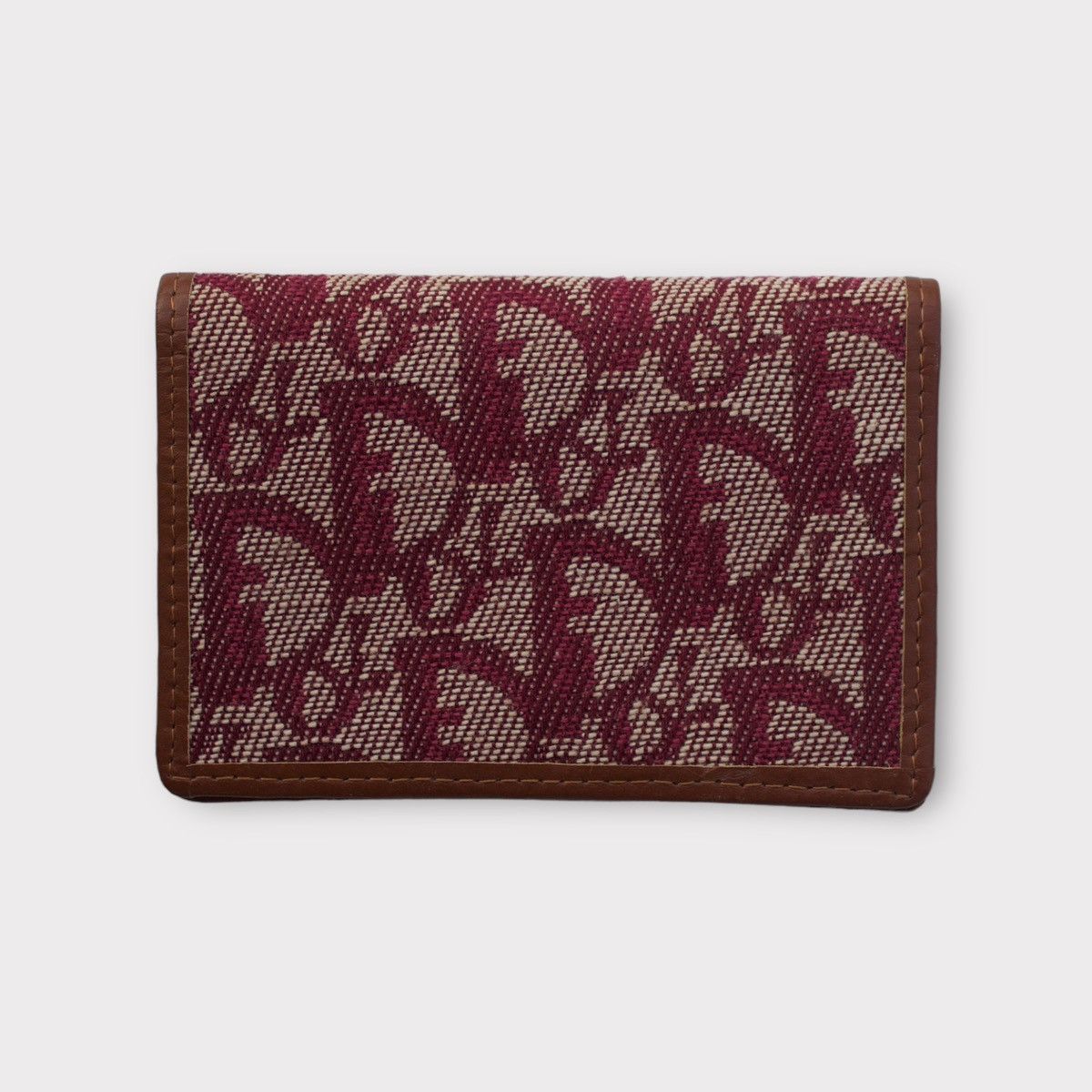 image of Christian Dior 2000S Red Trotter Cardholder, Women's