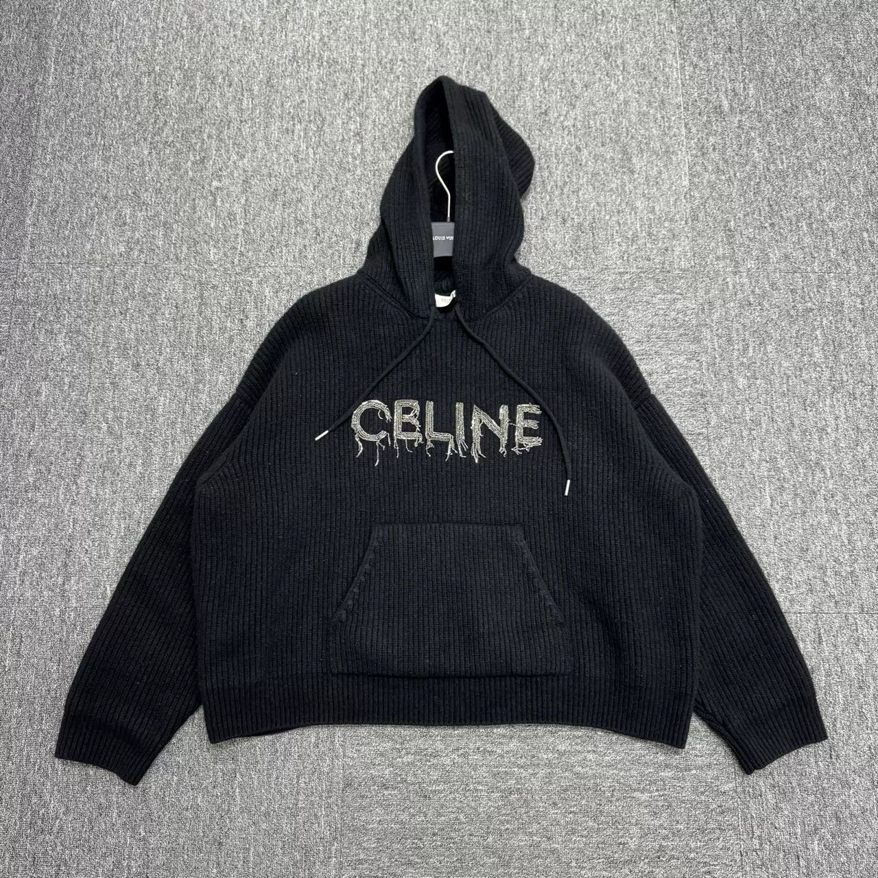 Celine Celine Letter Chain Hoodie Size US S / EU 44-46 / 1 - 1 Thumbnail