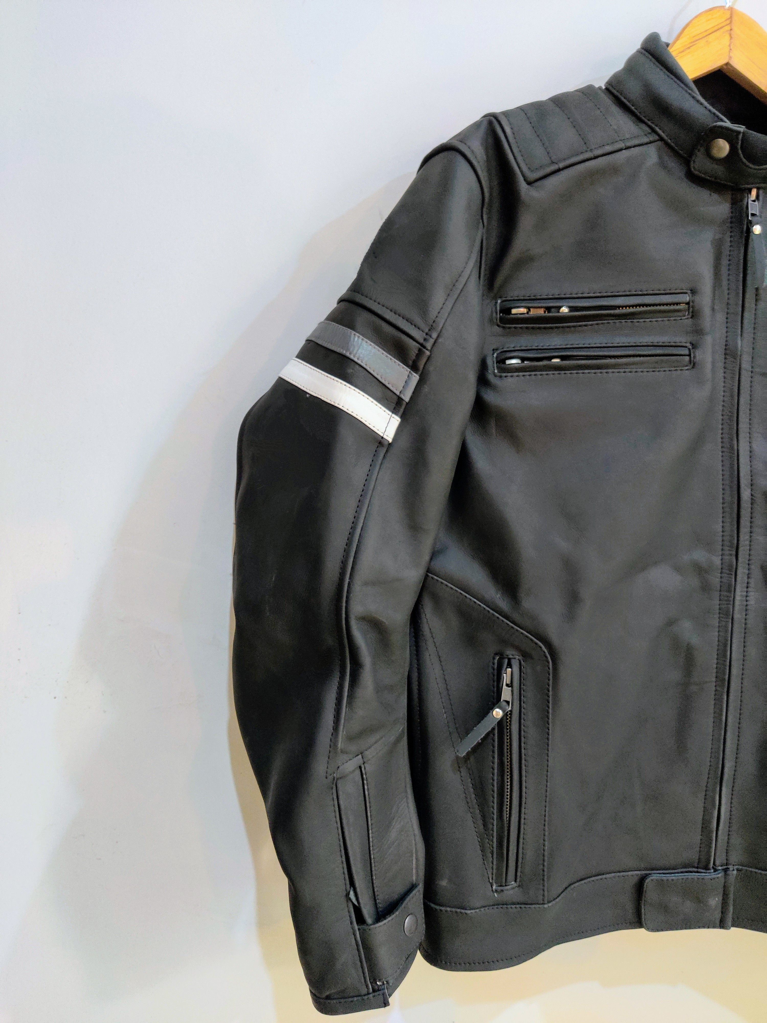 Other "Free Shipping" Motorcycle Racing Leather Jacket Streetwear Size US M / EU 48-50 / 2 - 3 Thumbnail