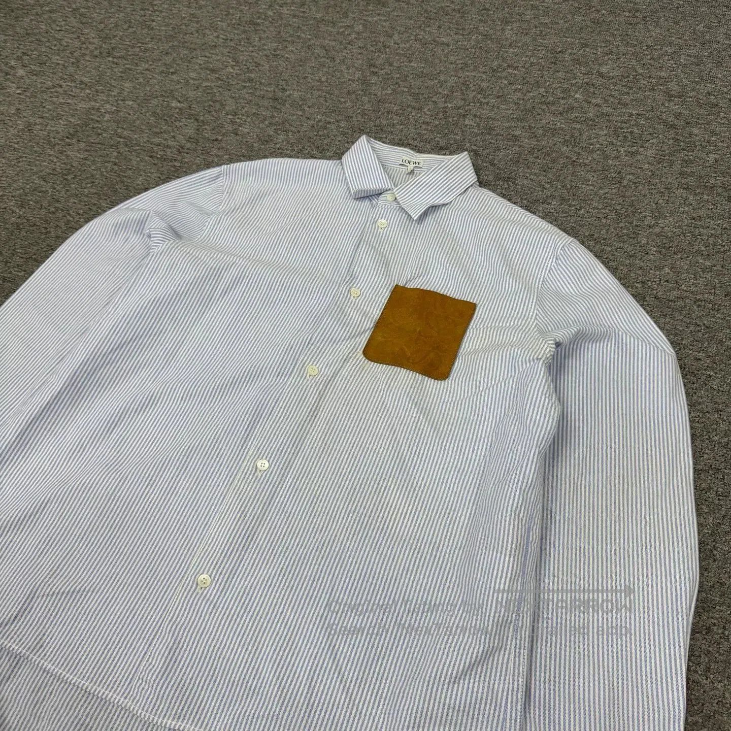 Loewe Loewe Leather Pocket Embossed Logo Stripe Shirt. Size US M / EU 48-50 / 2 - 4 Thumbnail
