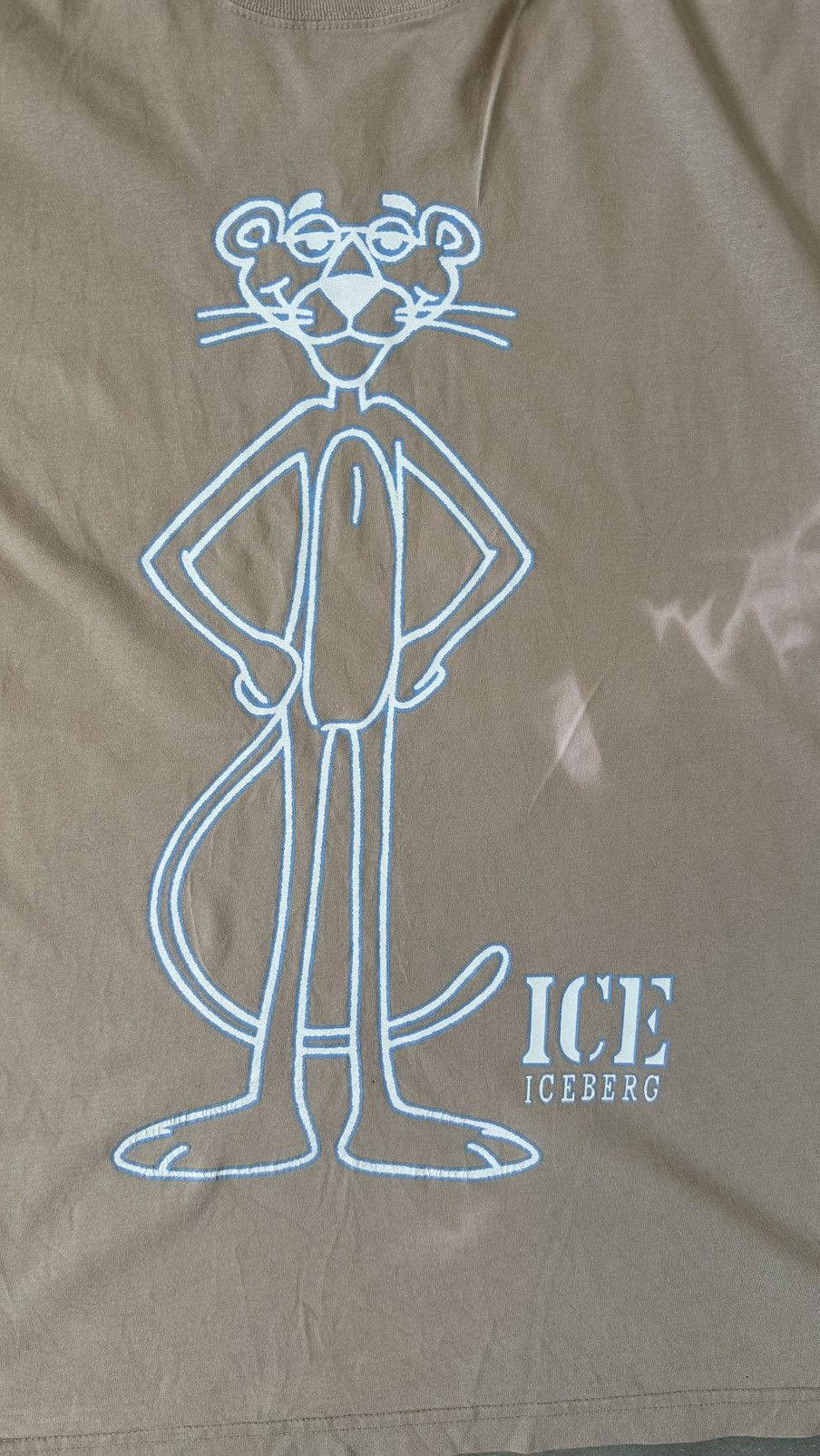 Iceberg VINTAGE ICEBERG PINK PANTHER WELL FADED TEE Size US L / EU 52-54 / 3 - 2 Thumbnail
