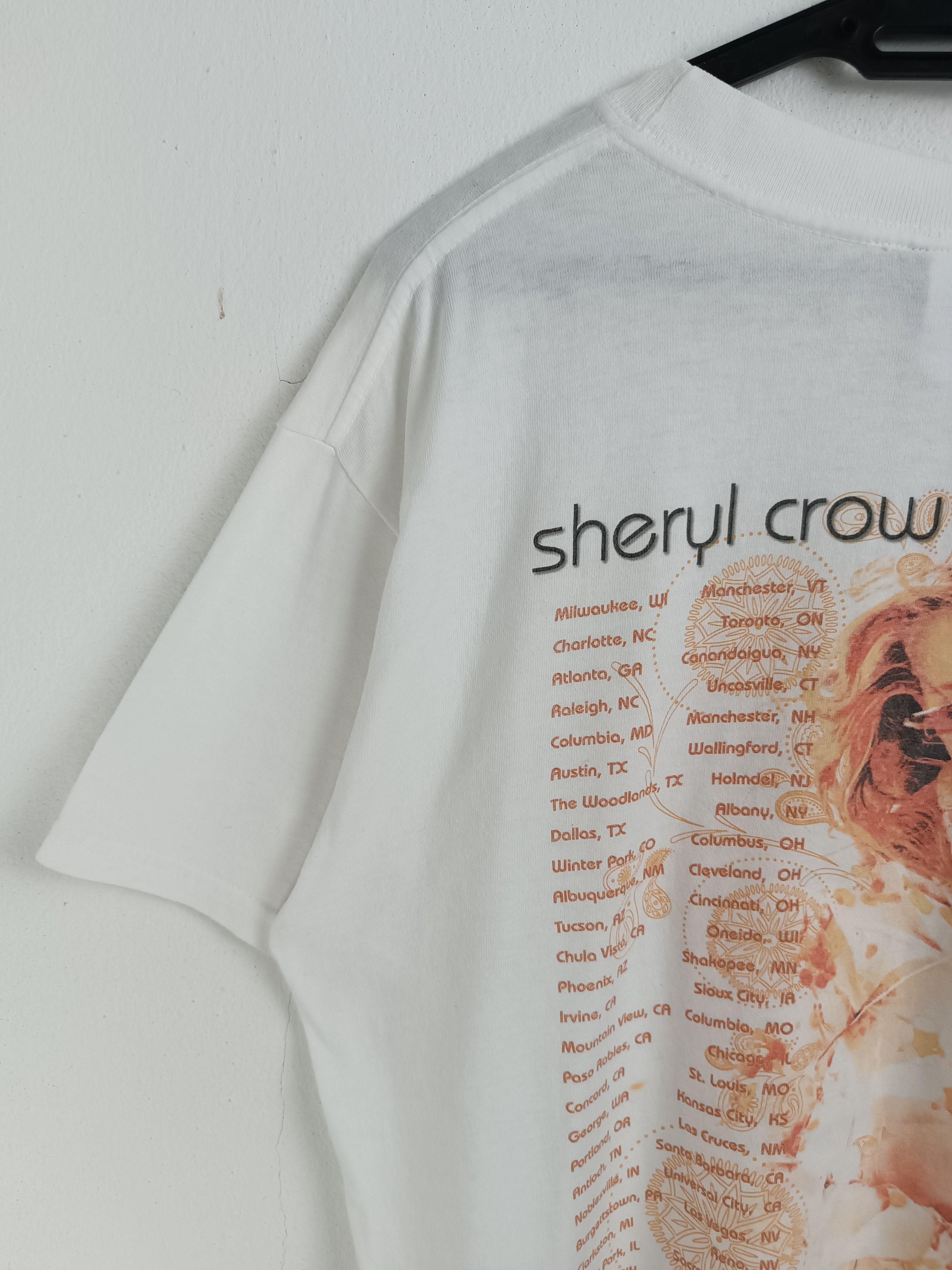 Band Tees VINTAGE '02 SHERYL CROW TOUR TEE kid rock willie faith urban Size US M / EU 48-50 / 2 - 12 Thumbnail