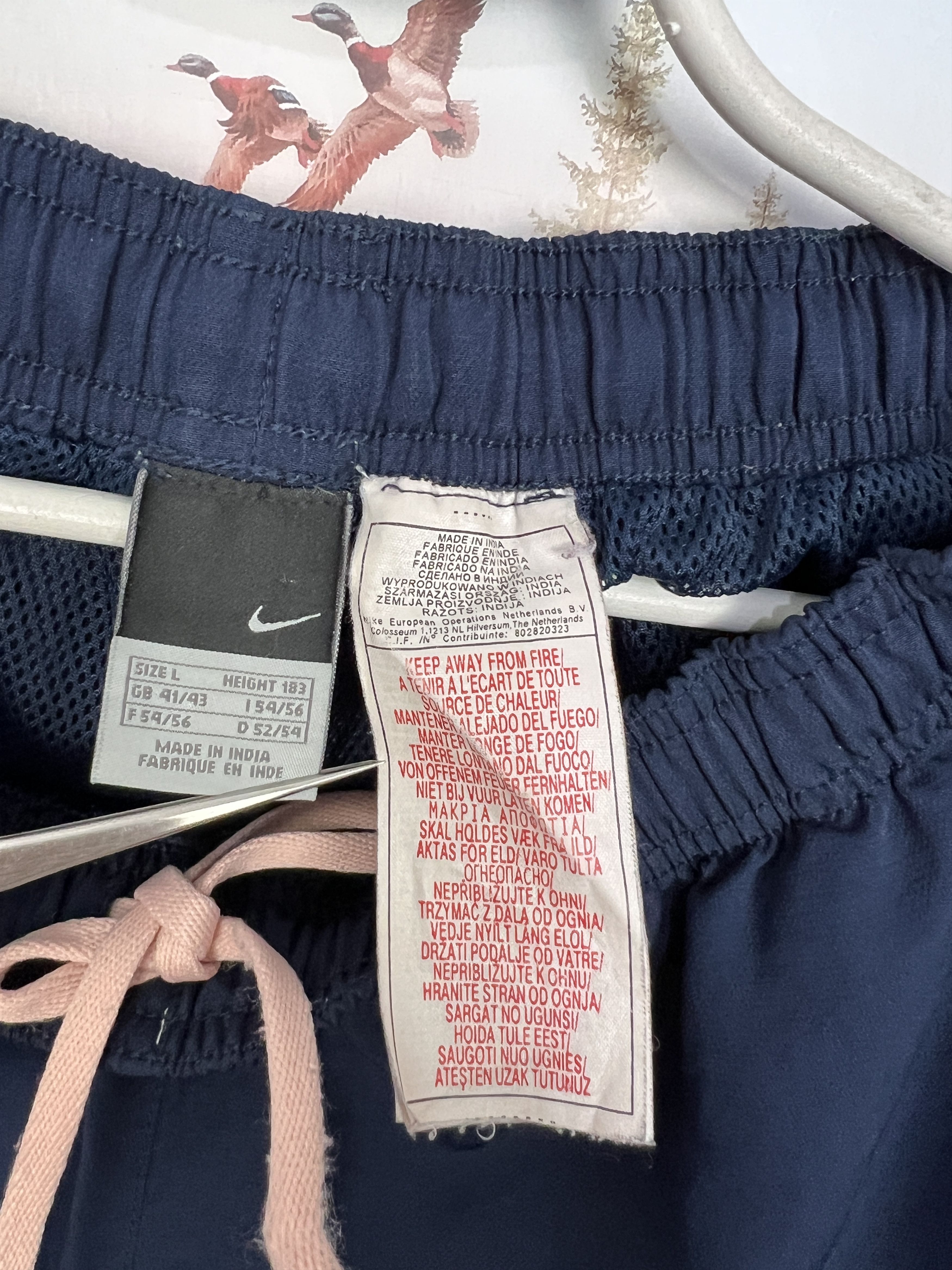 Nike Vintage Nike Juventus Football Pants Soccer Blue Mens L Size US 34 / EU 50 - 9 Thumbnail