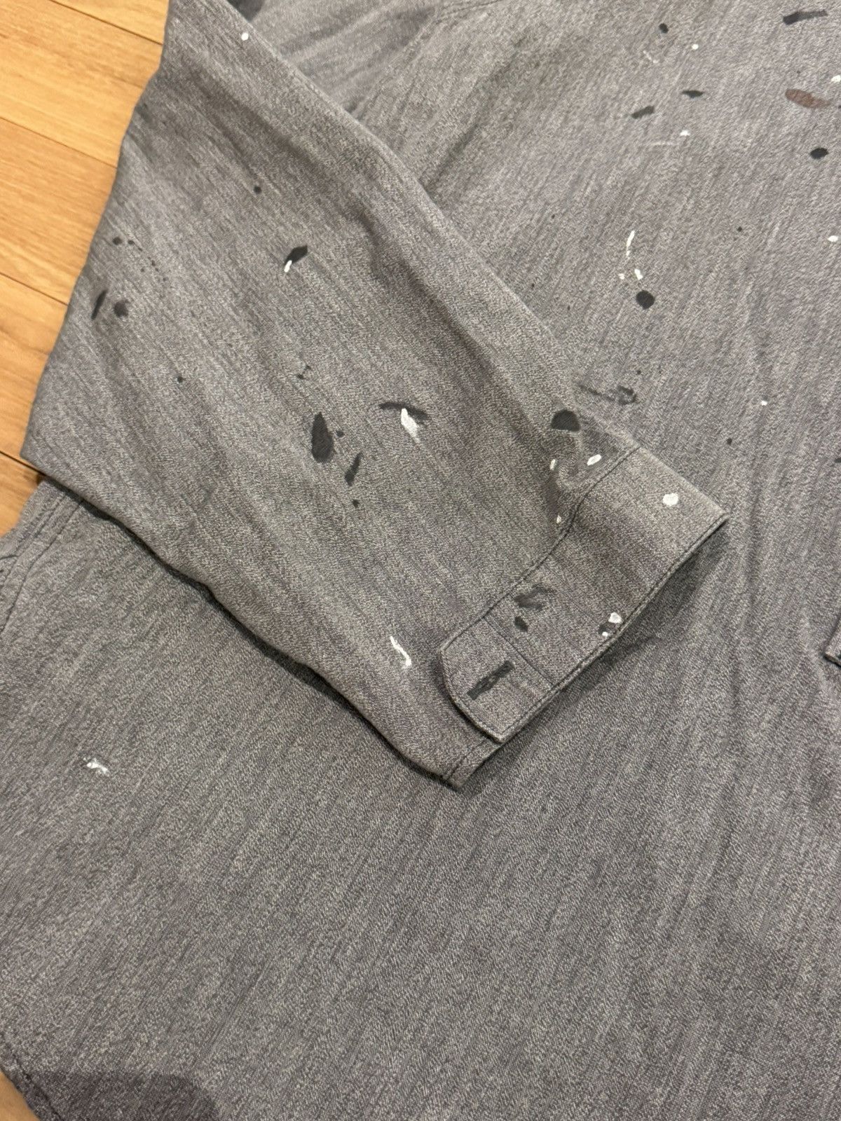 Visvim 1910 shirt PO chambray dmgd Size US L / EU 52-54 / 3 - 3 Thumbnail