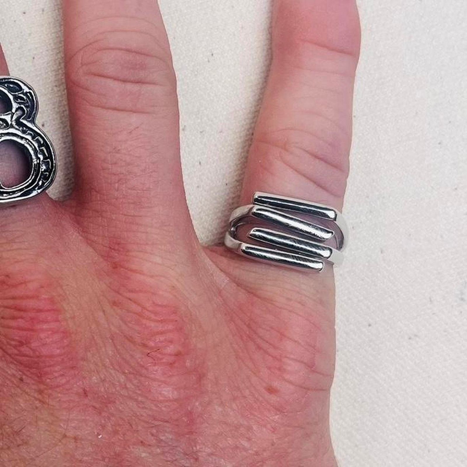 Other Y2k 2000s vintage style modern ring Size ONE SIZE - 2 Thumbnail
