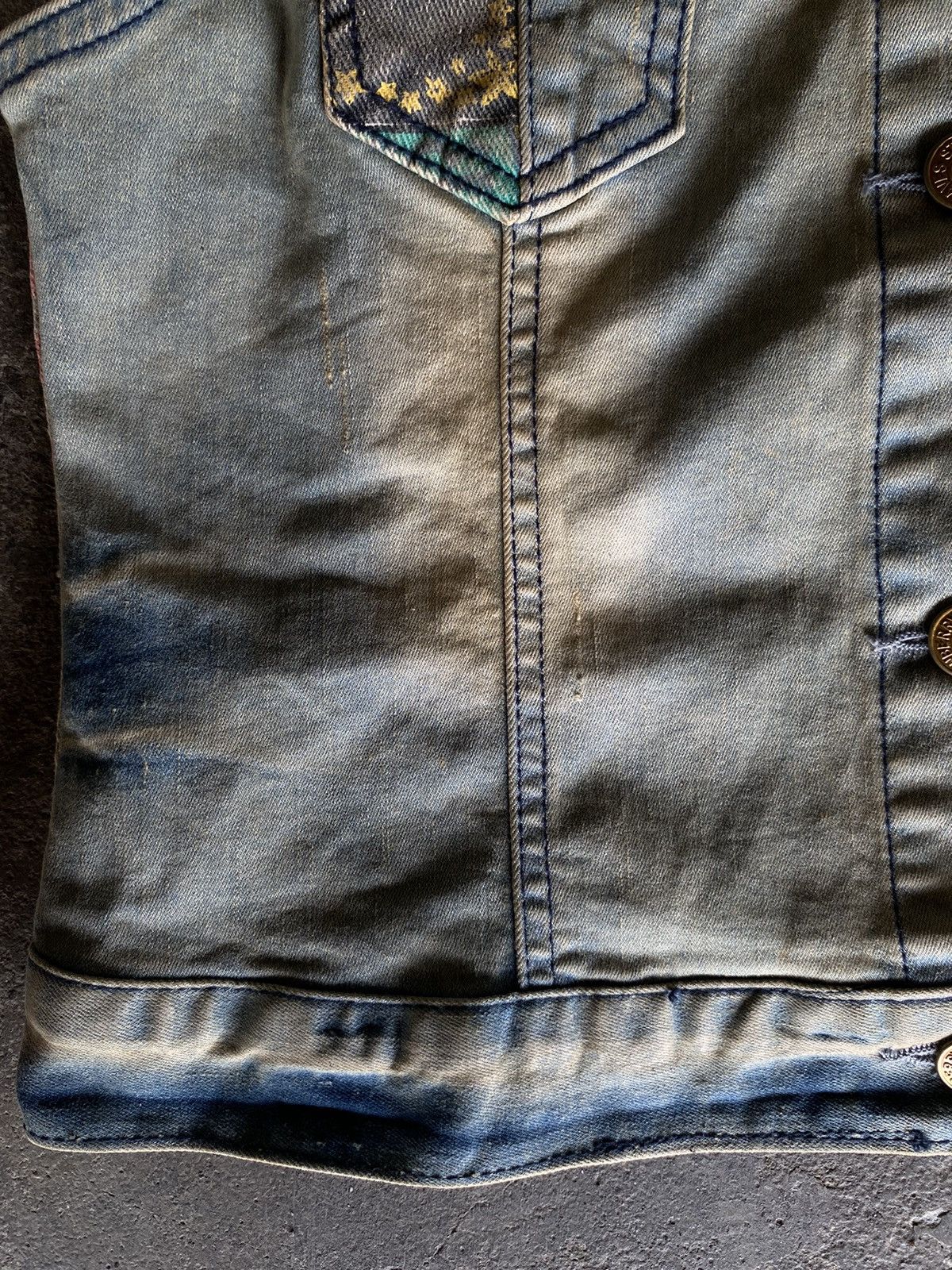 If Six Was Nine YEOMIGO PUNK DENIM VEST JACKET Size US S / EU 44-46 / 1 - 5 Thumbnail