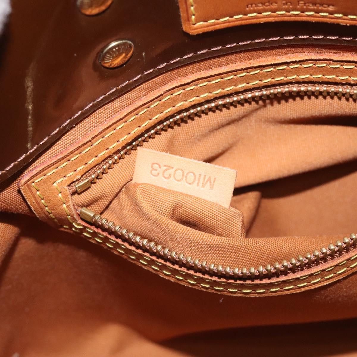 Louis Vuitton LOUIS VUITTON Monogram Vernis Reade PM Hand Bag Bronze Size ONE SIZE - 12 Thumbnail