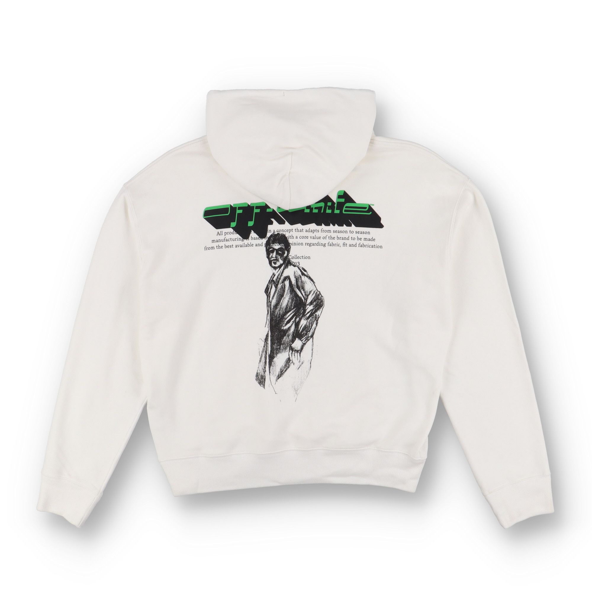 Off-White White Mirko Two Logo Oversized Hoodie Size US M / EU 48-50 / 2 - 6 Thumbnail