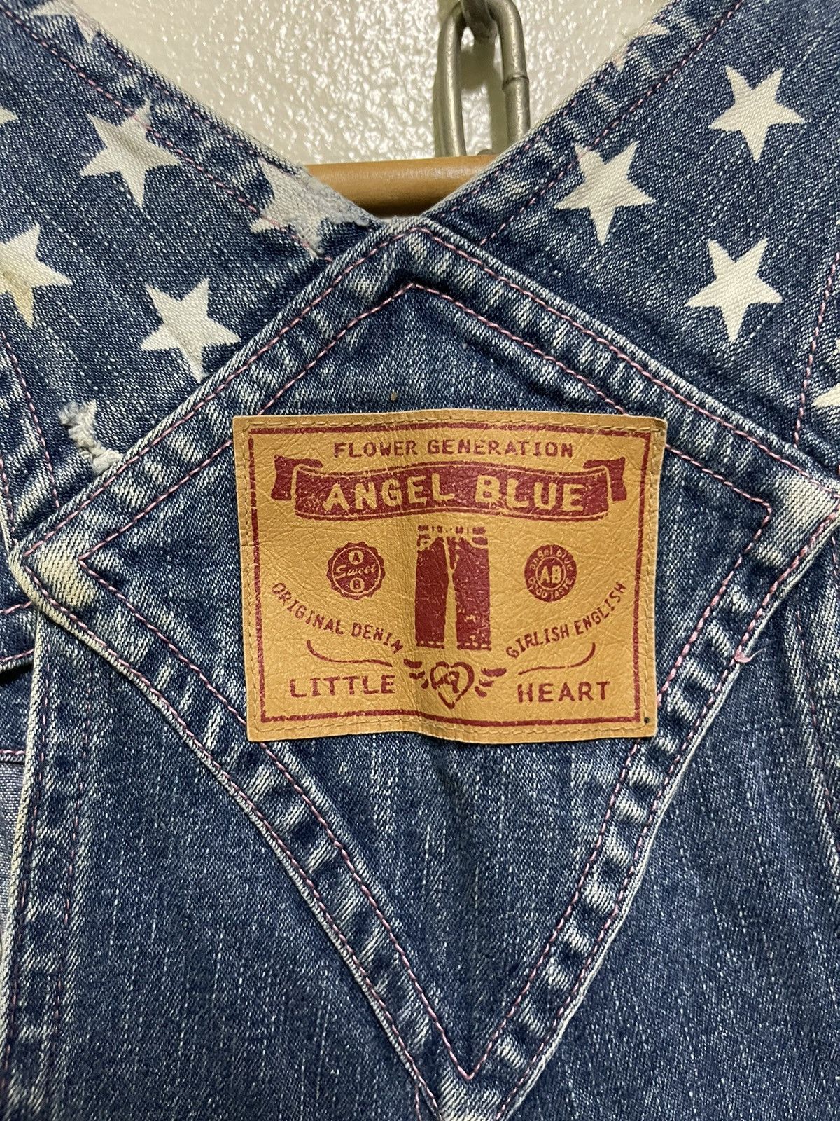 Angel Blue × Japanese Brand × Vintage Angel Blue Overall Patches Denim Size 30" / US 8 / IT 44 - 15 Thumbnail