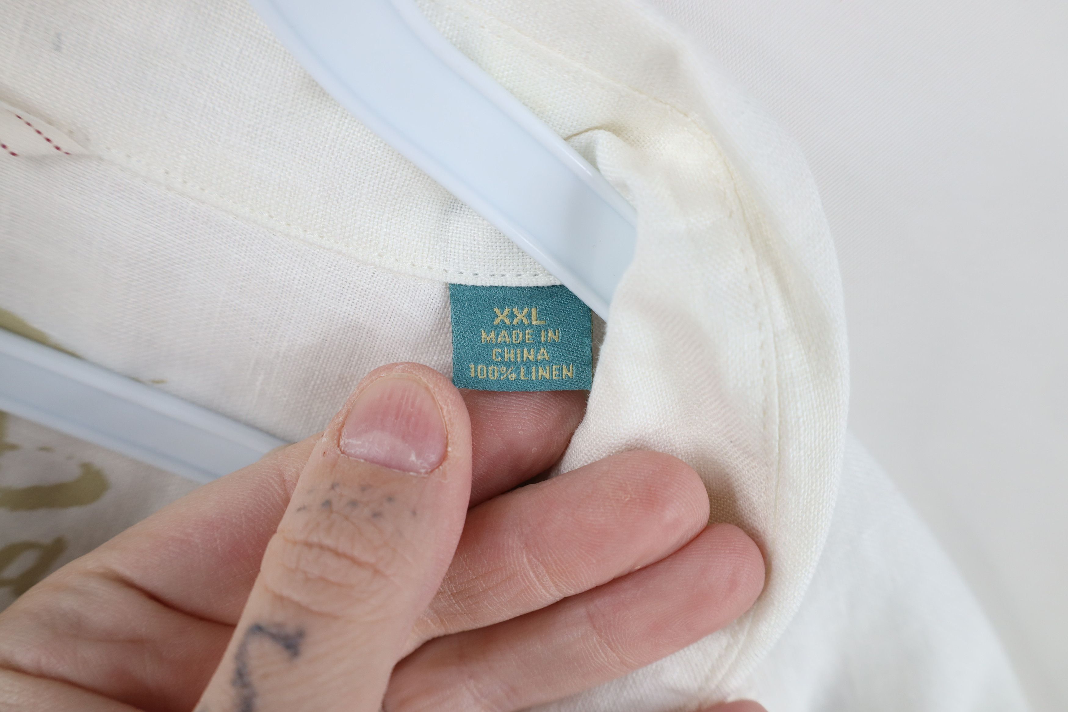 Tommy Bahama Vintage Tommy Bahama Relax Linen Collared Button Shirt White Size US XXL / EU 58 / 5 - 9 Thumbnail
