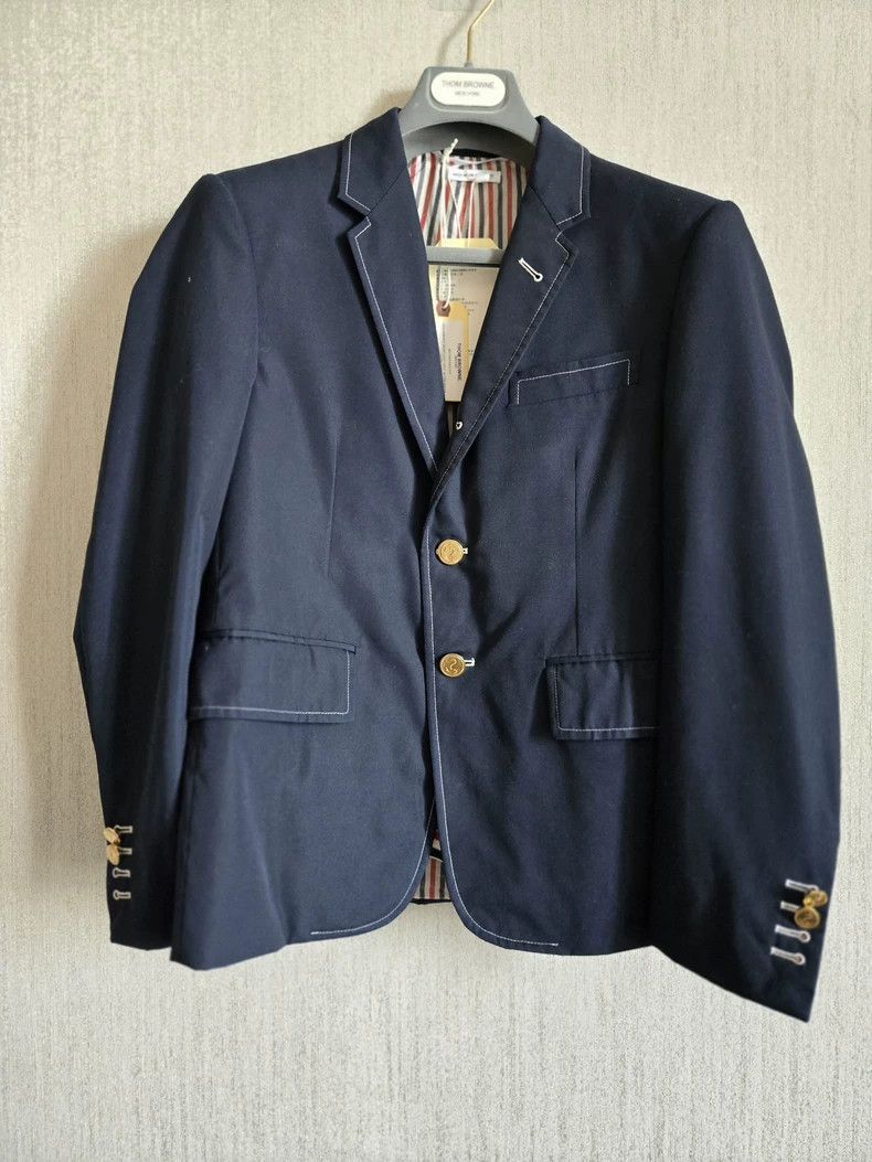 Thom Browne Thom Browne size0 Blue navy dress jacket Size 34S - 2 Thumbnail