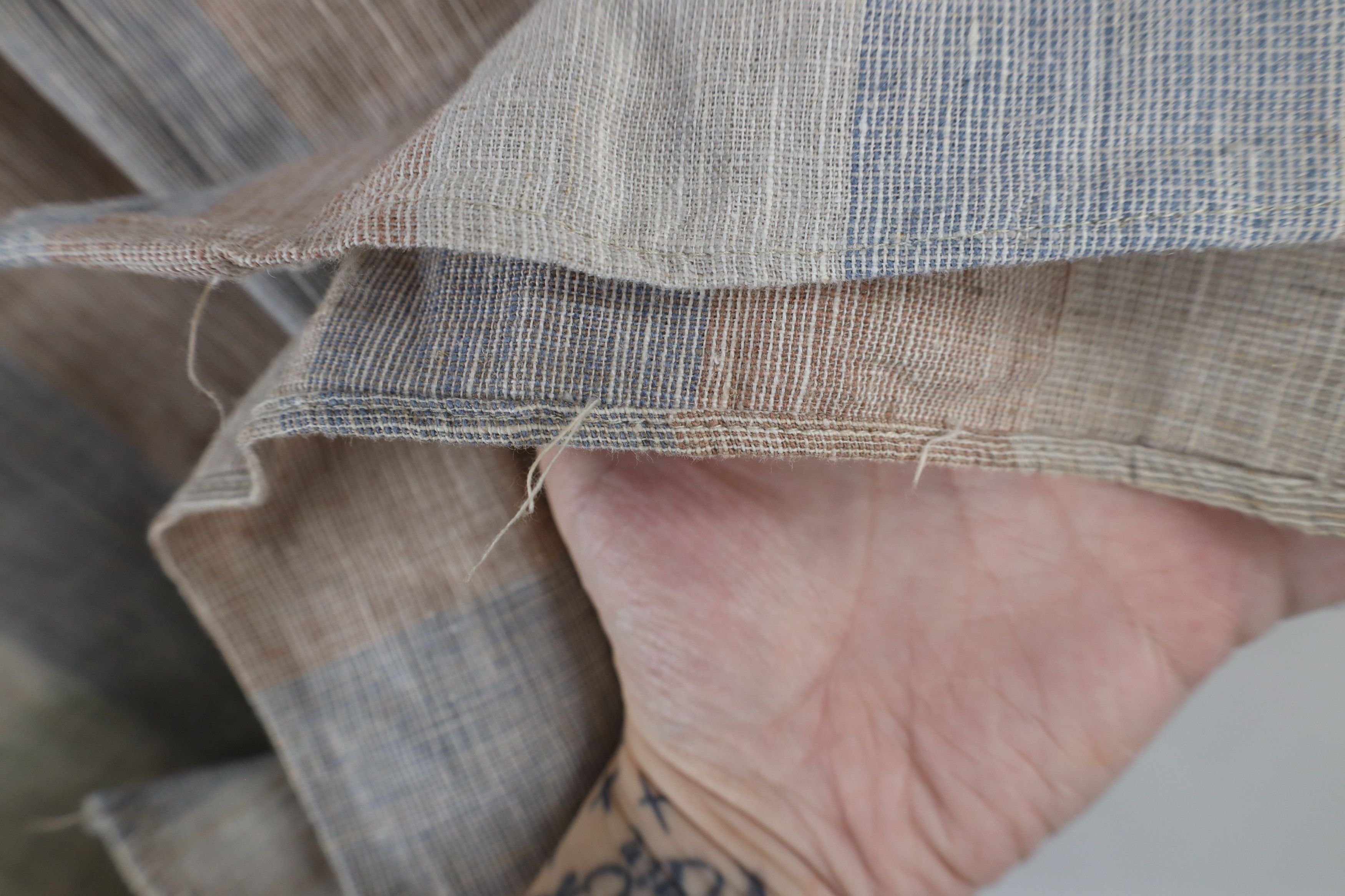 Vintage Vintage 90s Streetwear Pastel Linen Blend Button Down Shirt Size US M / EU 48-50 / 2 - 5 Thumbnail