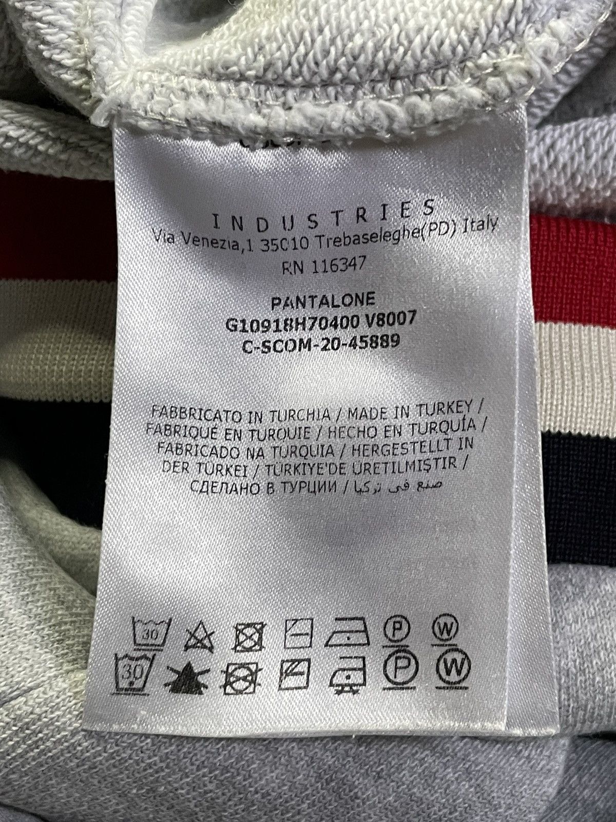 Moncler Moncler Tricolour Grey Joggers Size US 36 / EU 52 - 10 Thumbnail