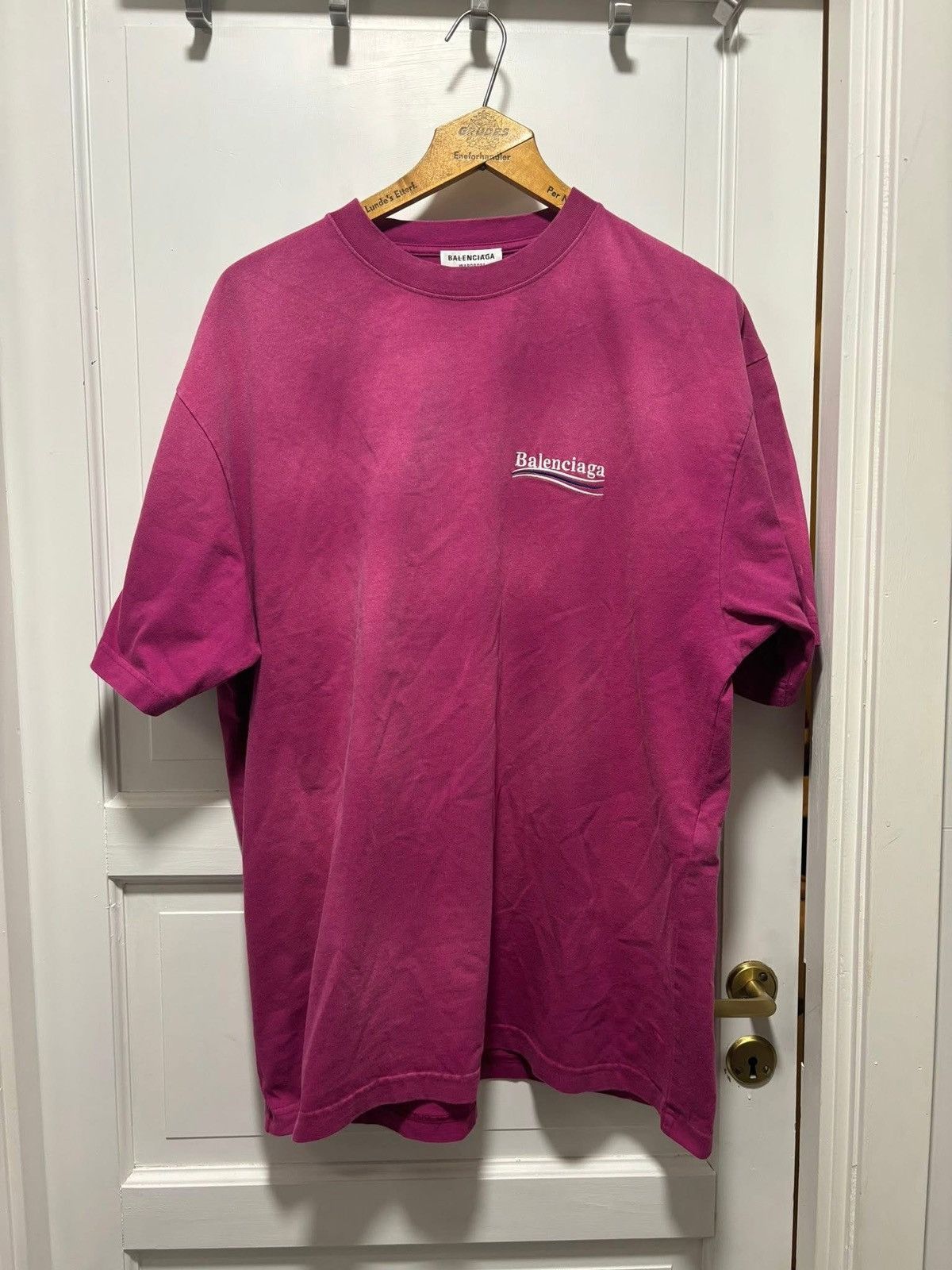 Balenciaga Logo tee Size US M / EU 48-50 / 2 - 1 Thumbnail