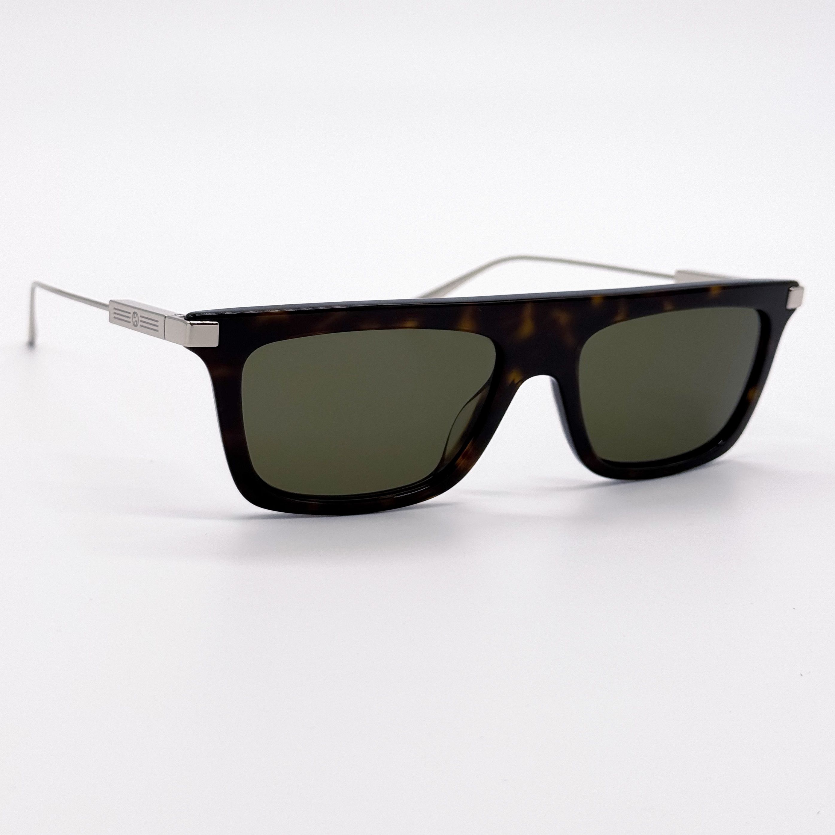 Gucci NEW AUTHENTIC GUCCI GG1437S 002 SQUARE MEN SUNGLASSES GUCCI Size ONE SIZE - 5 Thumbnail