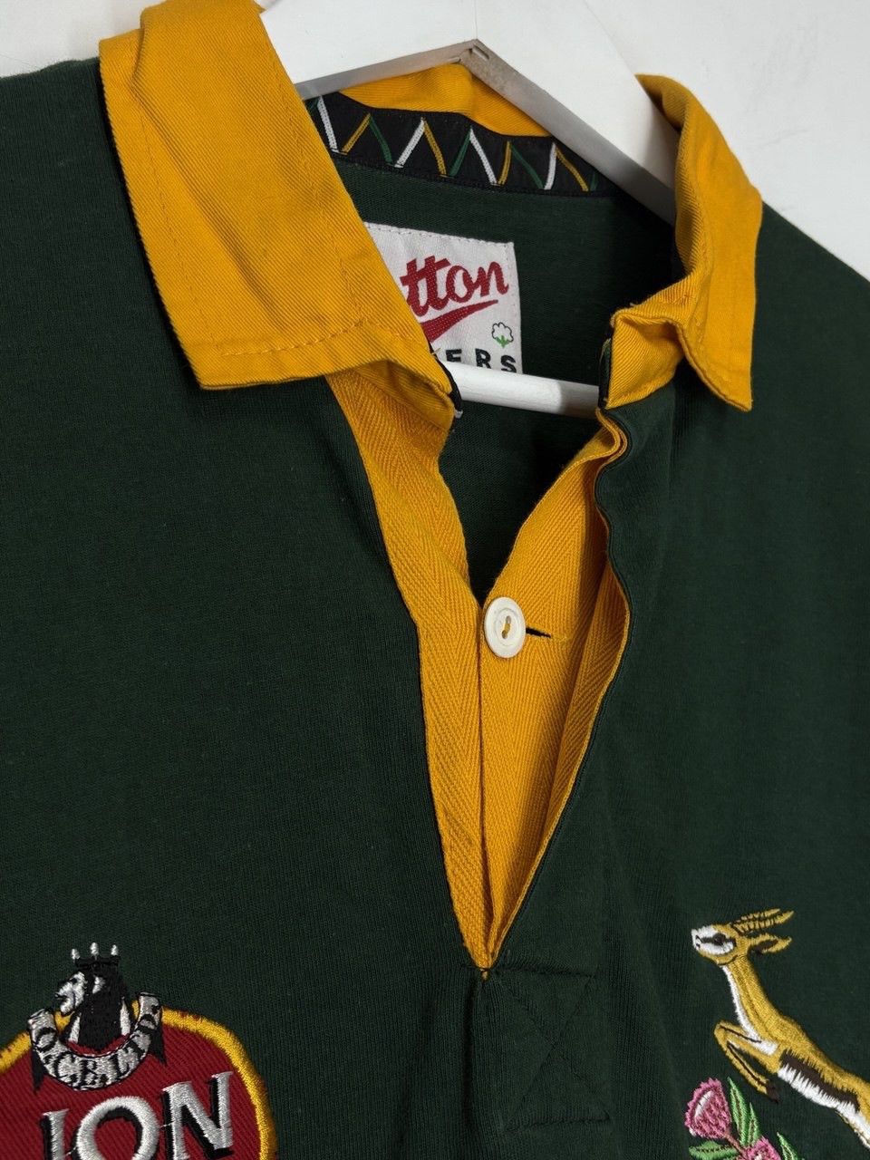 Cotton Traders 1992 Vintage Cotton Traders South Africa Springboks Rugby Size US M / EU 48-50 / 2 - 4 Thumbnail
