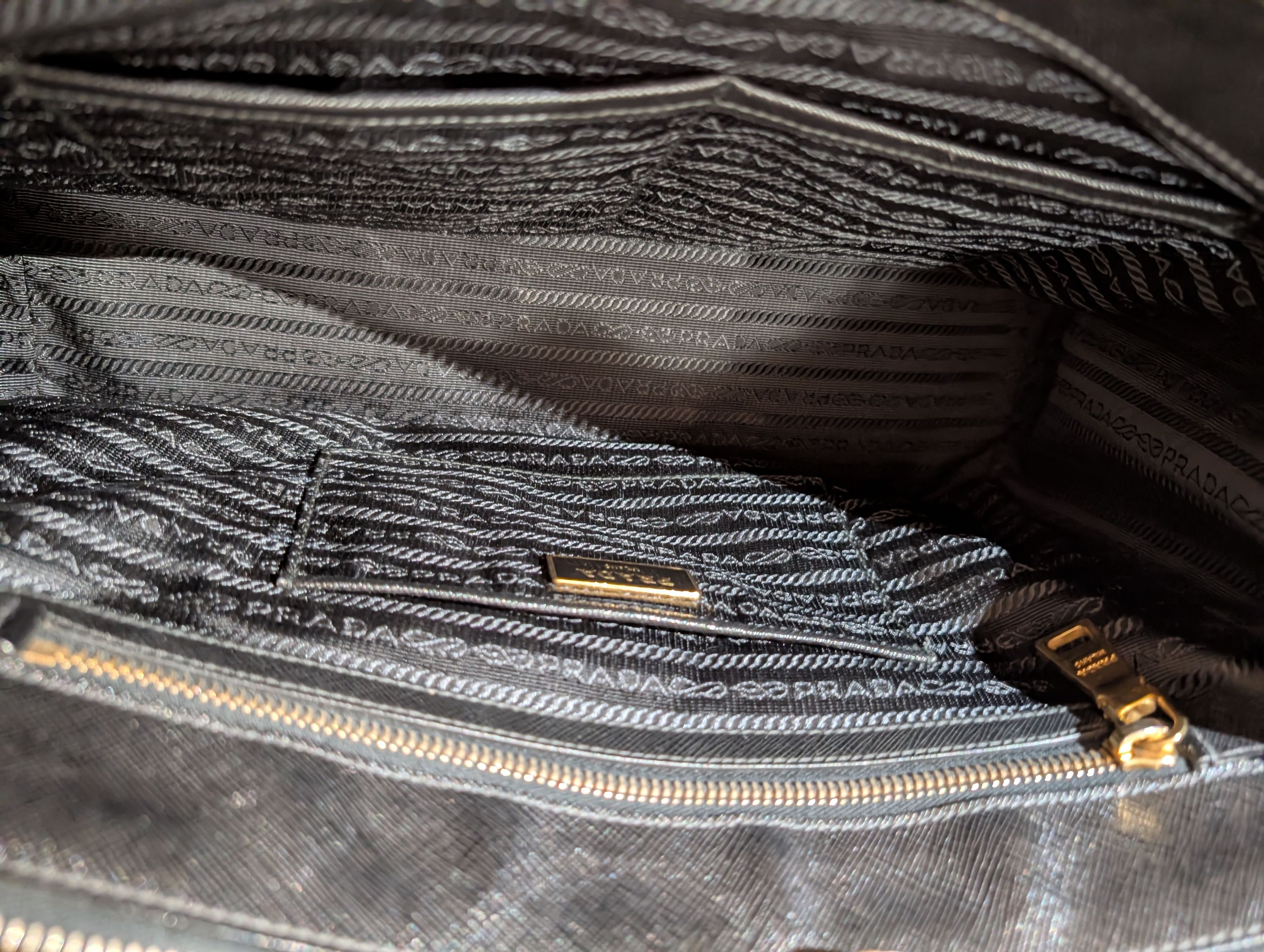 Prada PRADA Black Saffiano Top Handle Bag Size ONE SIZE - 6 Thumbnail