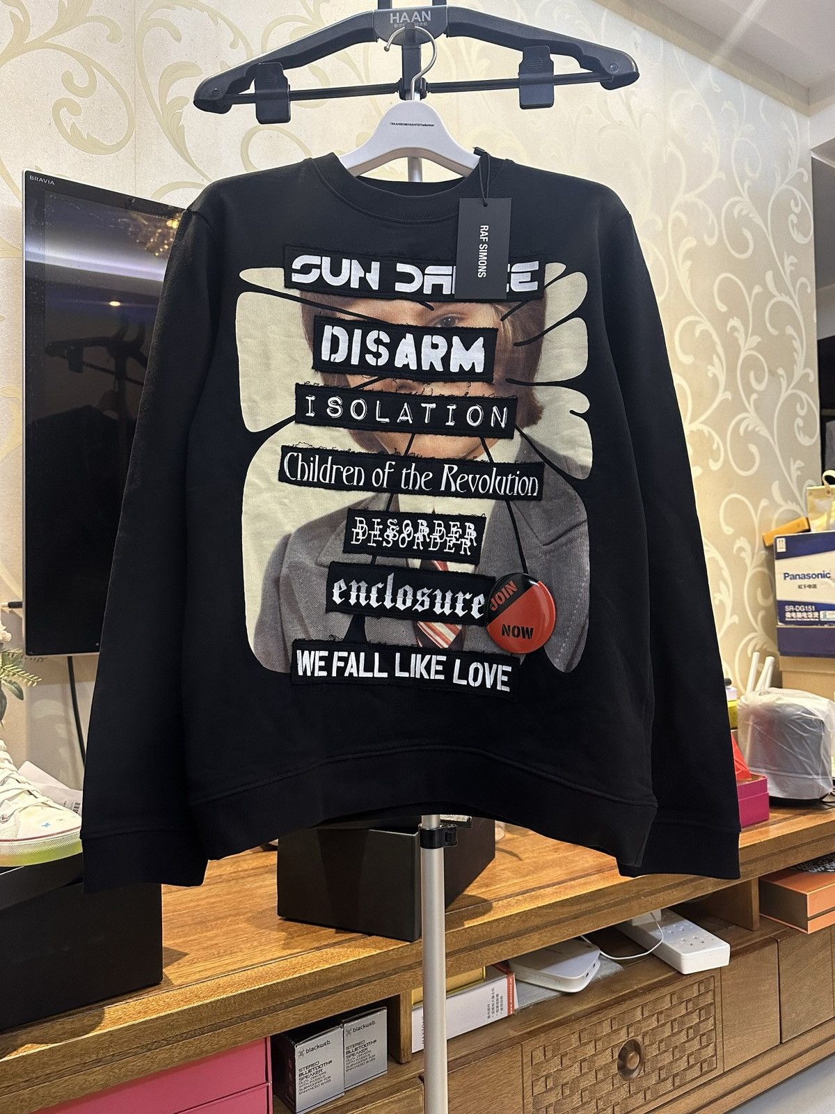 image of Raf Simons Sweater in Black, Men's (Size XS)