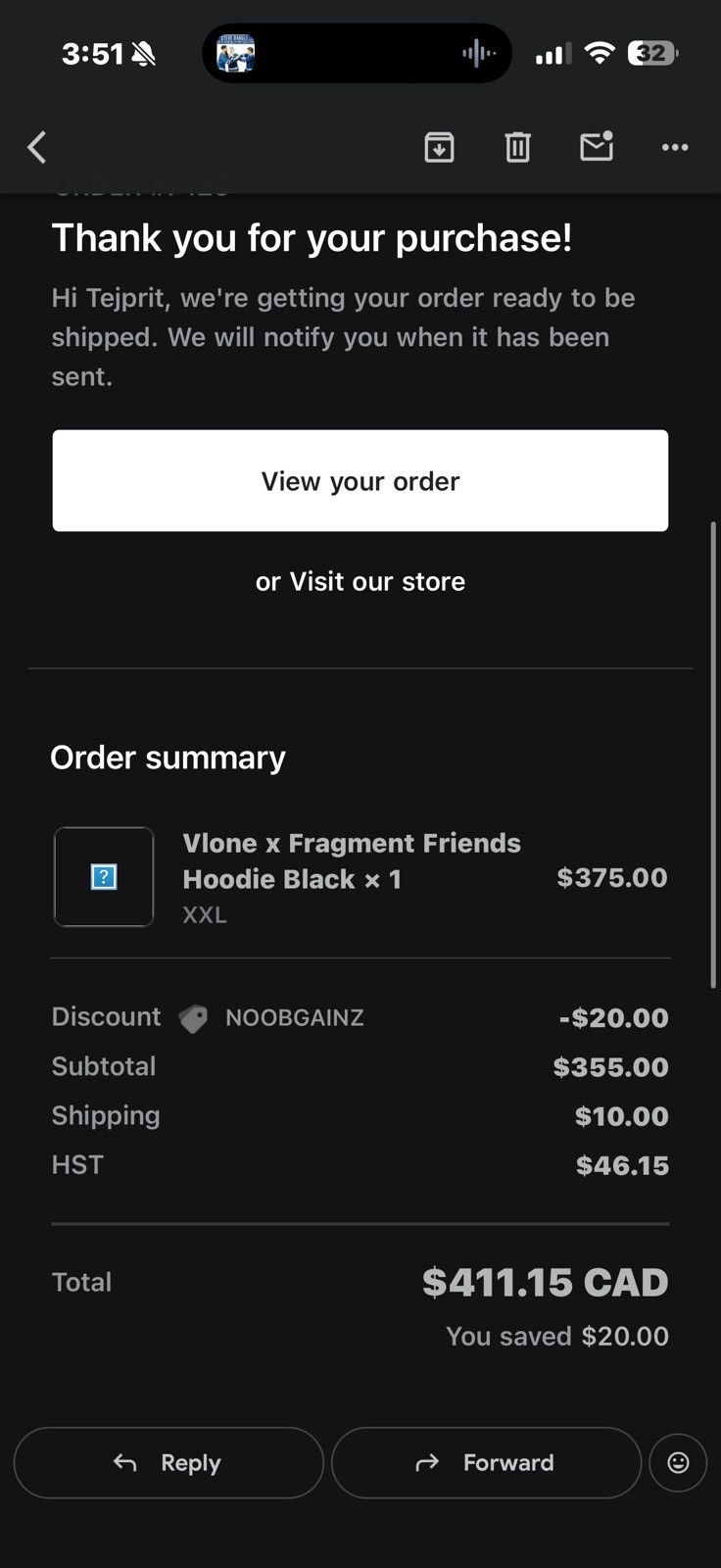 Fragment Design × Vlone Vlone x Fragment “Friends” Hoodie XXL Size US XXL / EU 58 / 5 - 7 Thumbnail