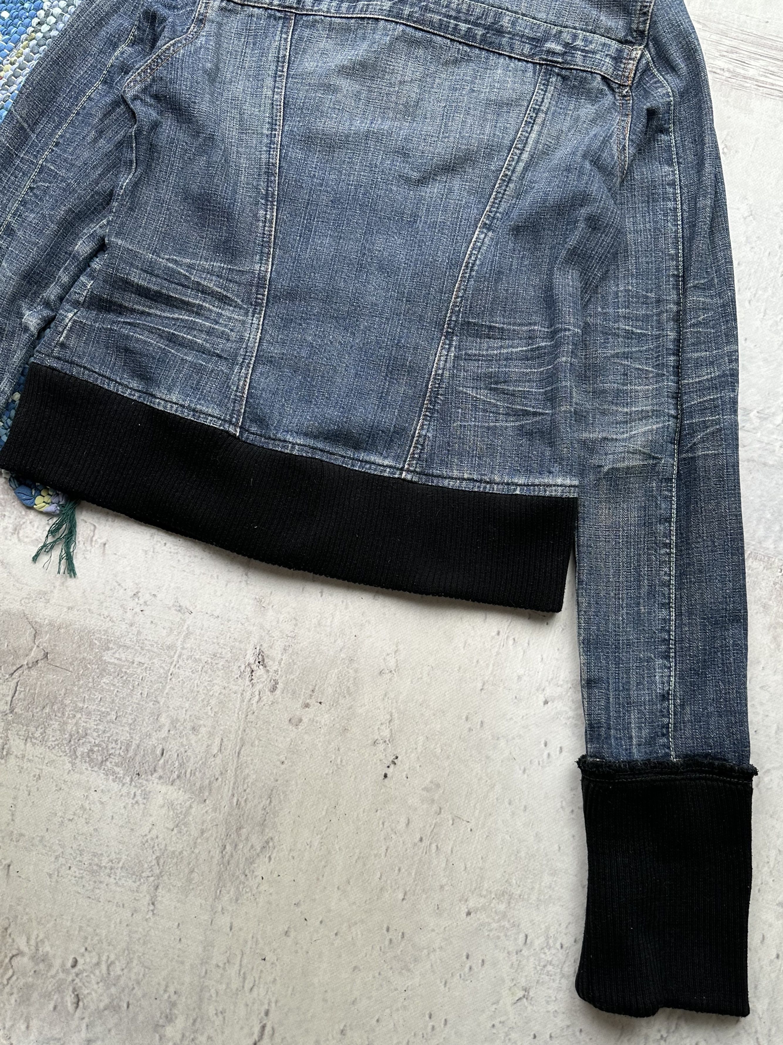 Japanese Brand Vintage Cropped Denim Jacket A14D15(442) Size S / US 4 / IT 40 - 9 Thumbnail