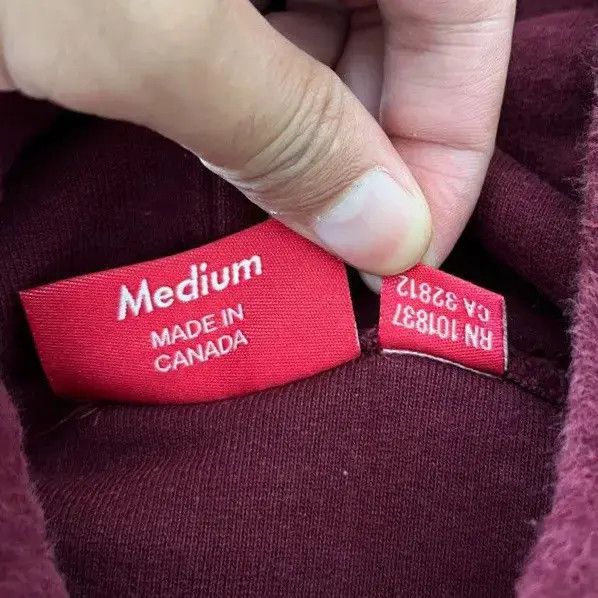 Supreme Supreme Reverse Fleece Hooded Sweatshirt FW16 Size US M / EU 48-50 / 2 - 4 Thumbnail