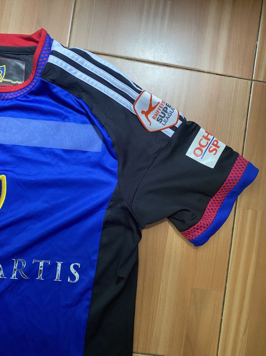 Adidas × Vintage Adidas FC Basel 2016/17 Home Football Shirt Soccer Jersey Size US M / EU 48-50 / 2 - 7 Thumbnail