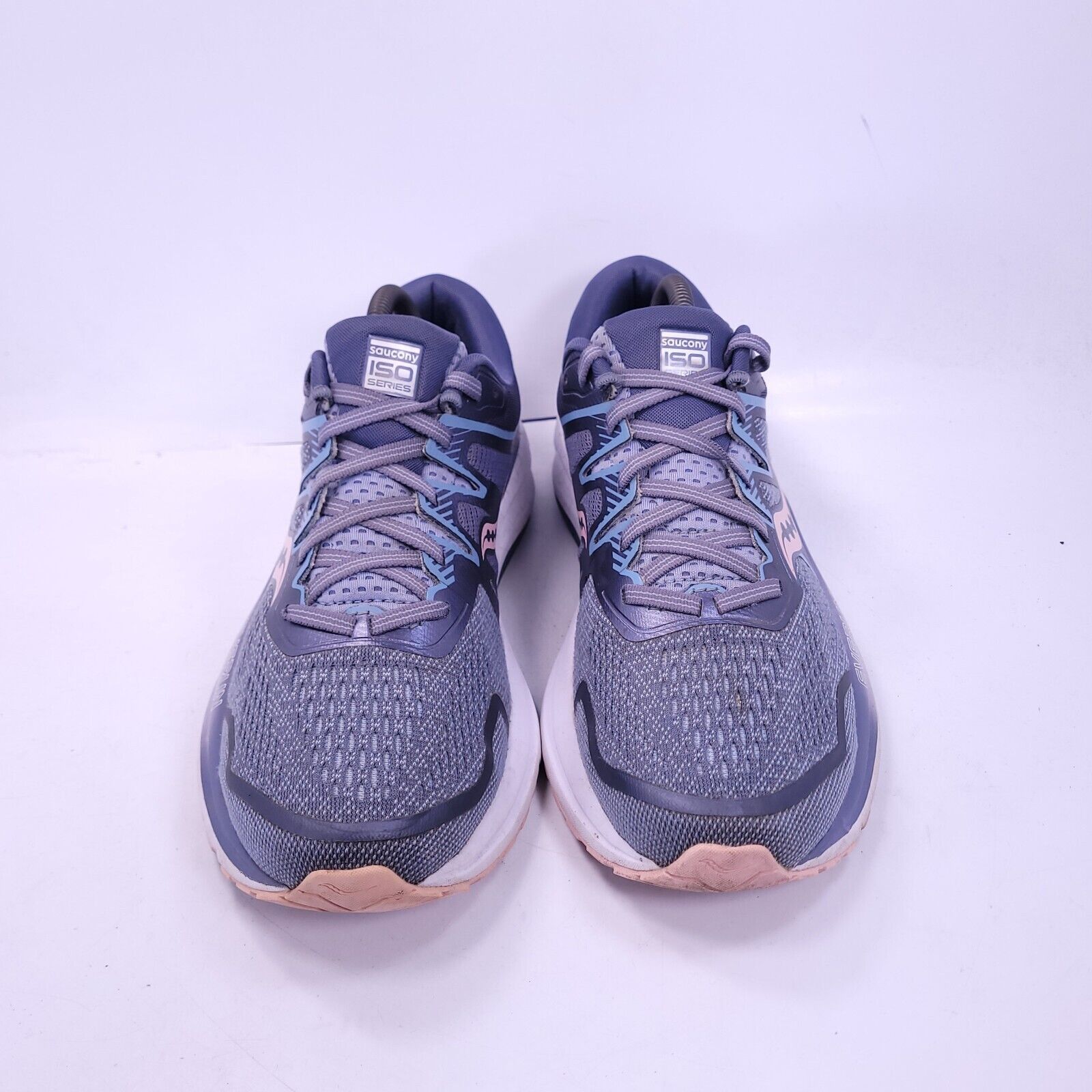 Saucony Saucony Omni ISO 2 Shoe Womens Size 10 S10511-1 Blue Pink Size US 10 / IT 40 - 2 Thumbnail