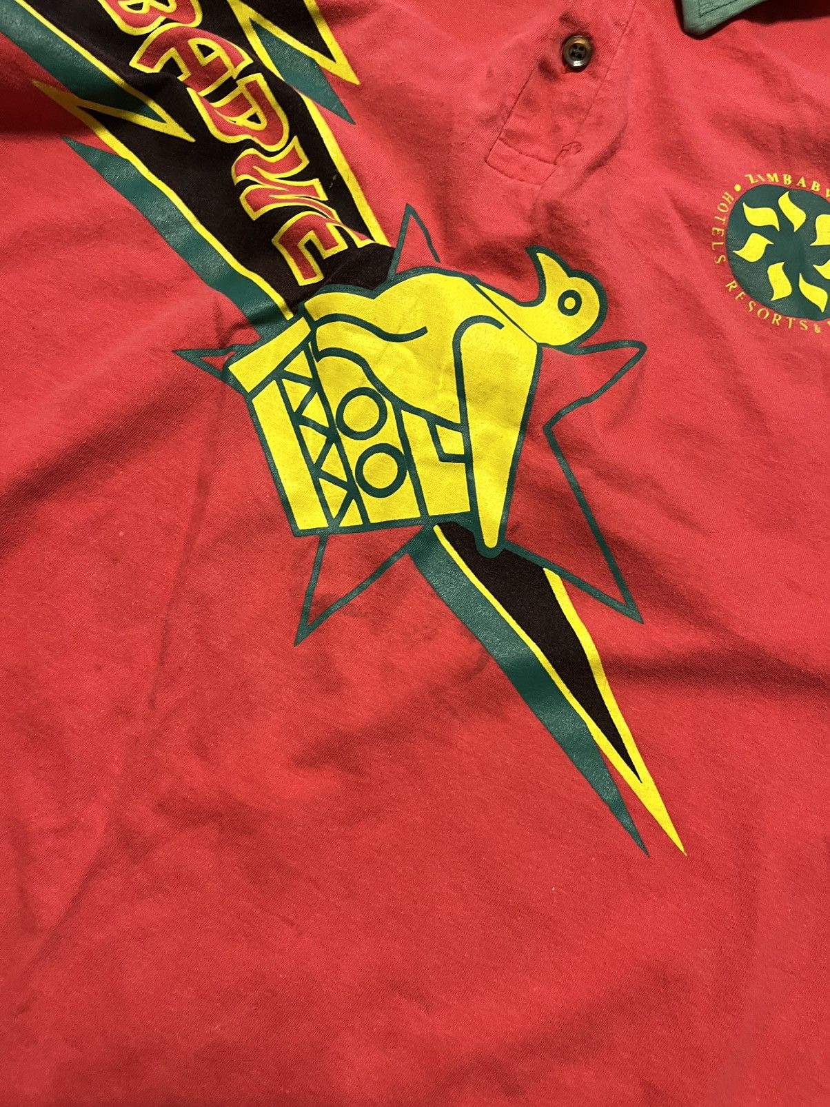 Bata Vintage 80s 90s Zimbabwe Cricket Union Bata Jersey Rare Size US XL / EU 56 / 4 - 3 Thumbnail