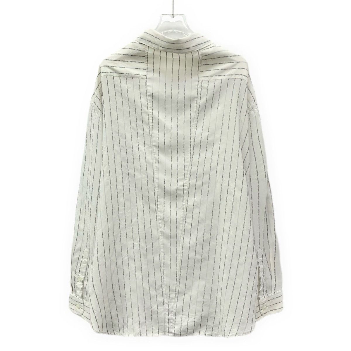 Prada Prada Vertical Stripe Long Sleeve Shirt K26WX Size M / US 6-8 / IT 42-44 - 2 Thumbnail
