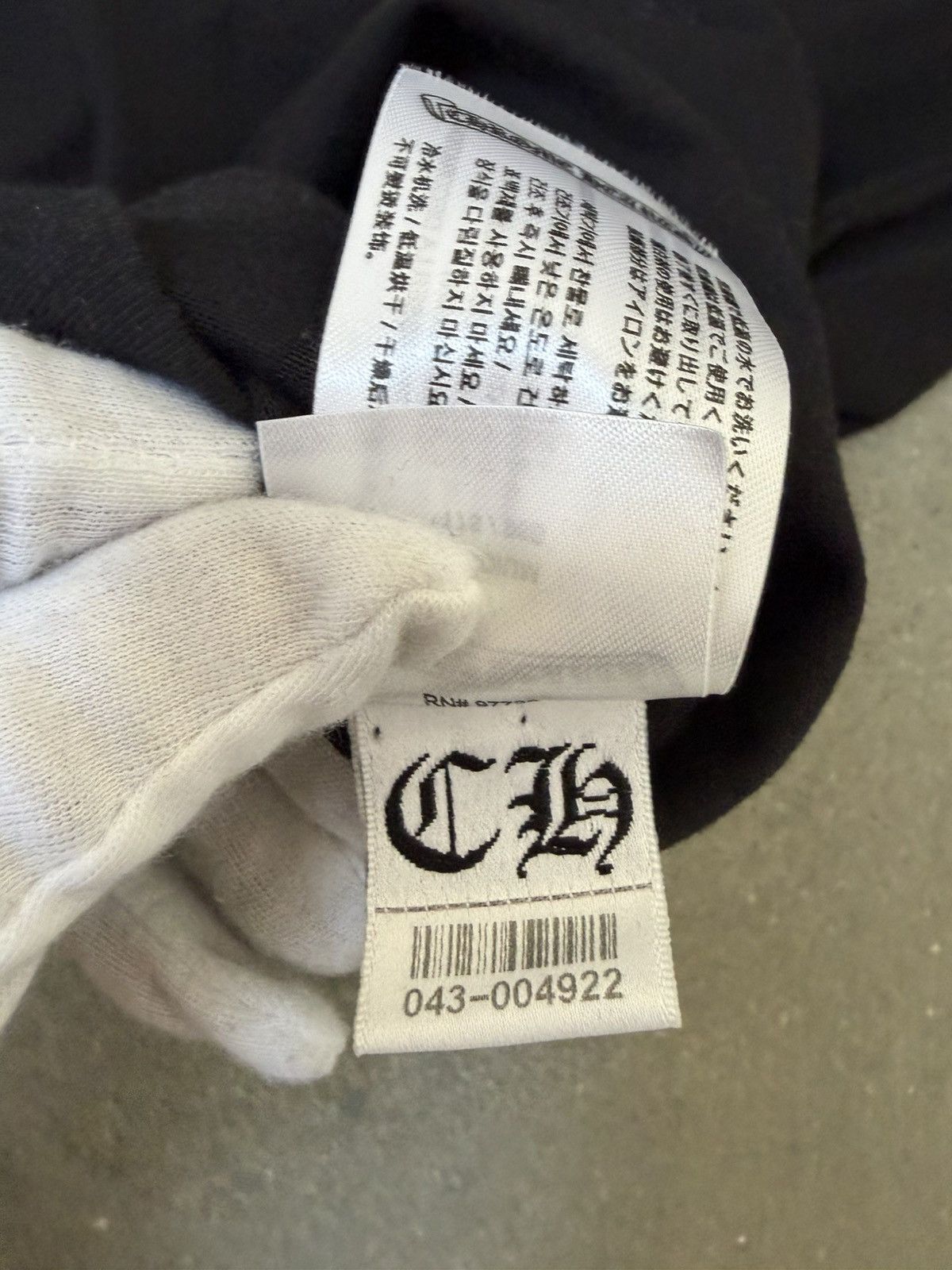Chrome Hearts RARE! Chrome Hearts Script Neck Logo Long Sleeve T-Shirt Size US M / EU 48-50 / 2 - 6 Thumbnail