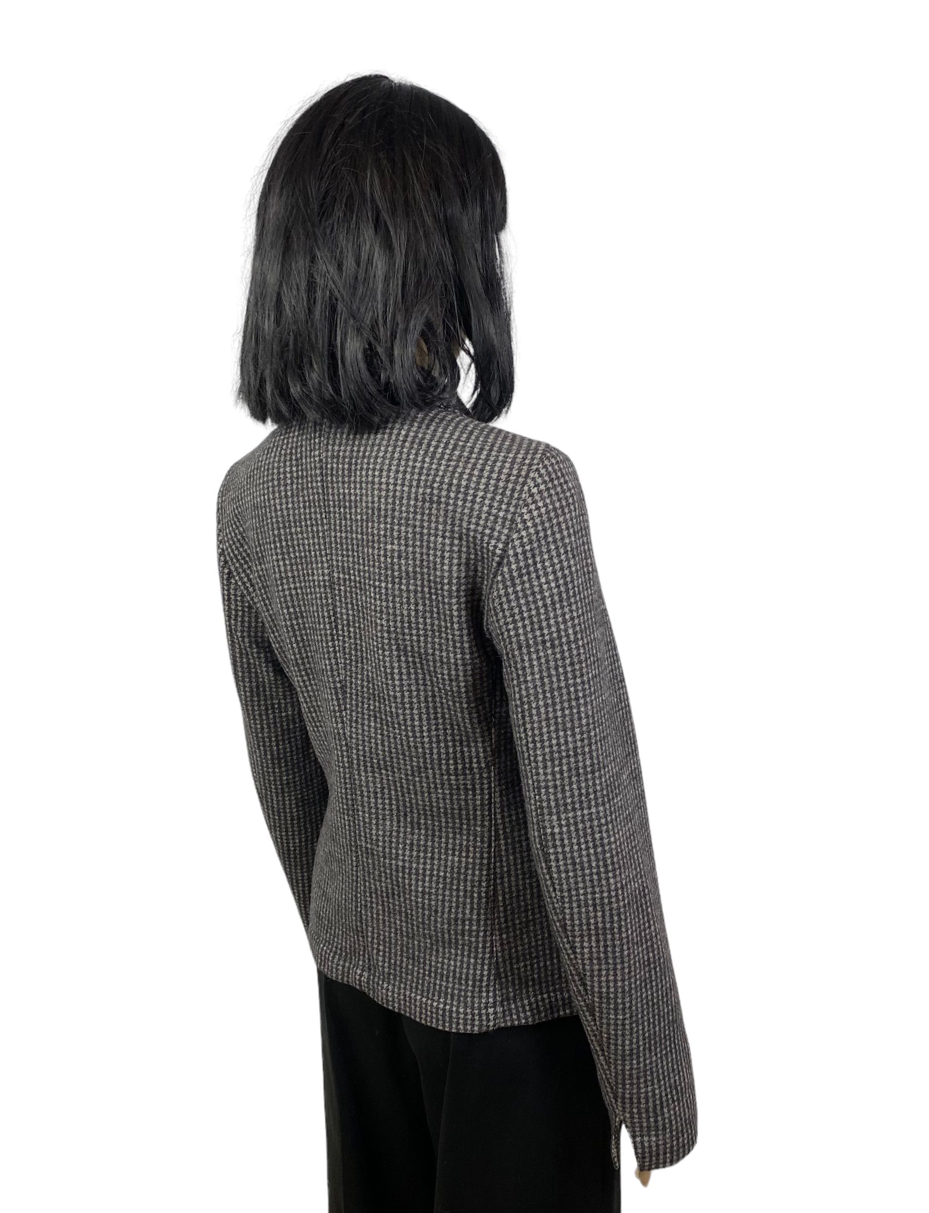 Weekend Max Mara Weekend Max Mara Wool Hahnentritt Blazer Jacket size US 6 Size M / US 6-8 / IT 42-44 - 6 Thumbnail