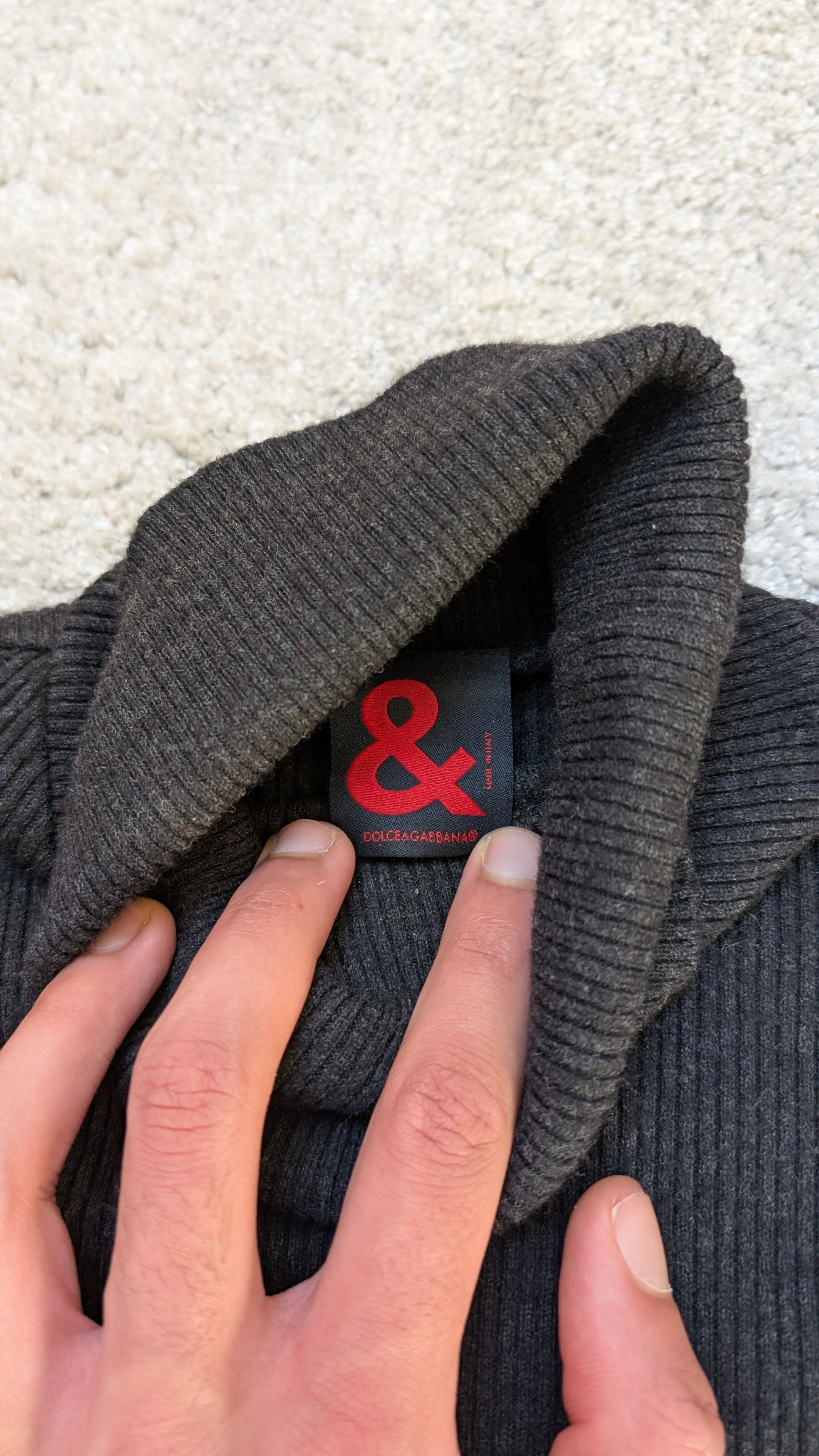 Dolce & Gabbana Dolce & Gabanna Merino Wool Turtleneck, black Size US S / EU 44-46 / 1 - 2 Thumbnail