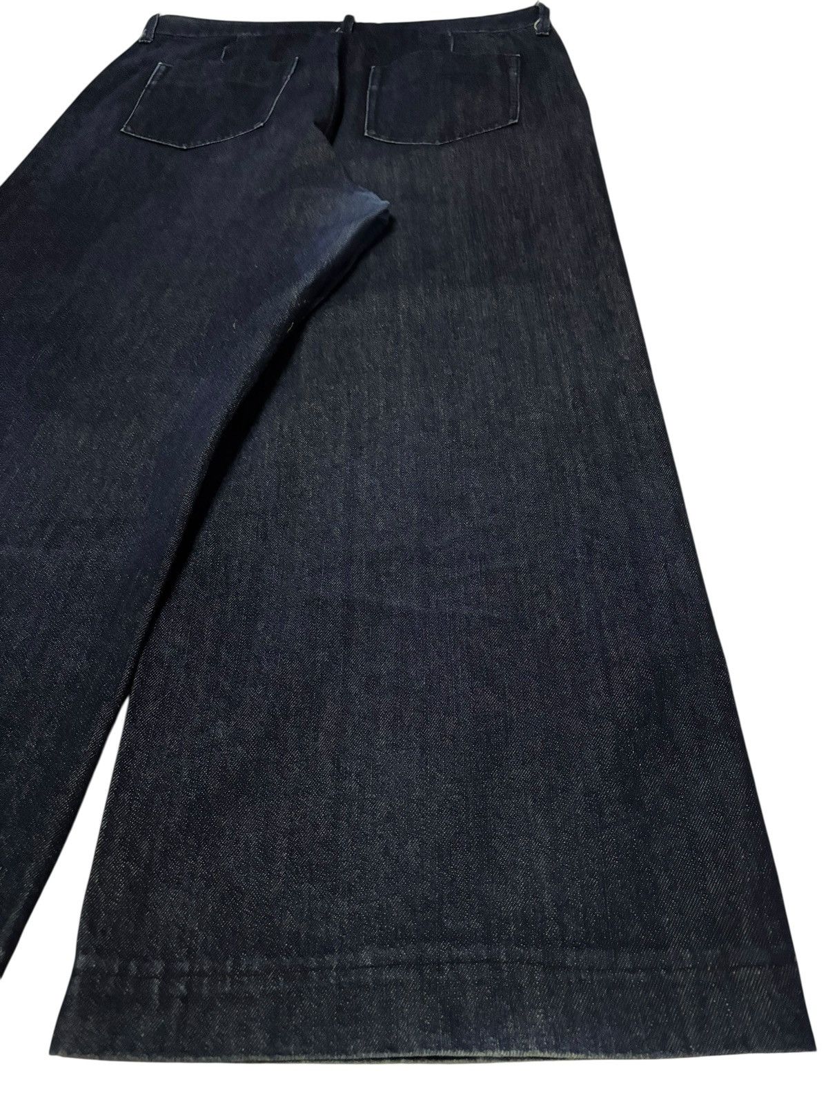 Japanese Brand Vtg Studio Clips Japan Baggy Wide Leg Jeans Size US 35 - 6 Thumbnail