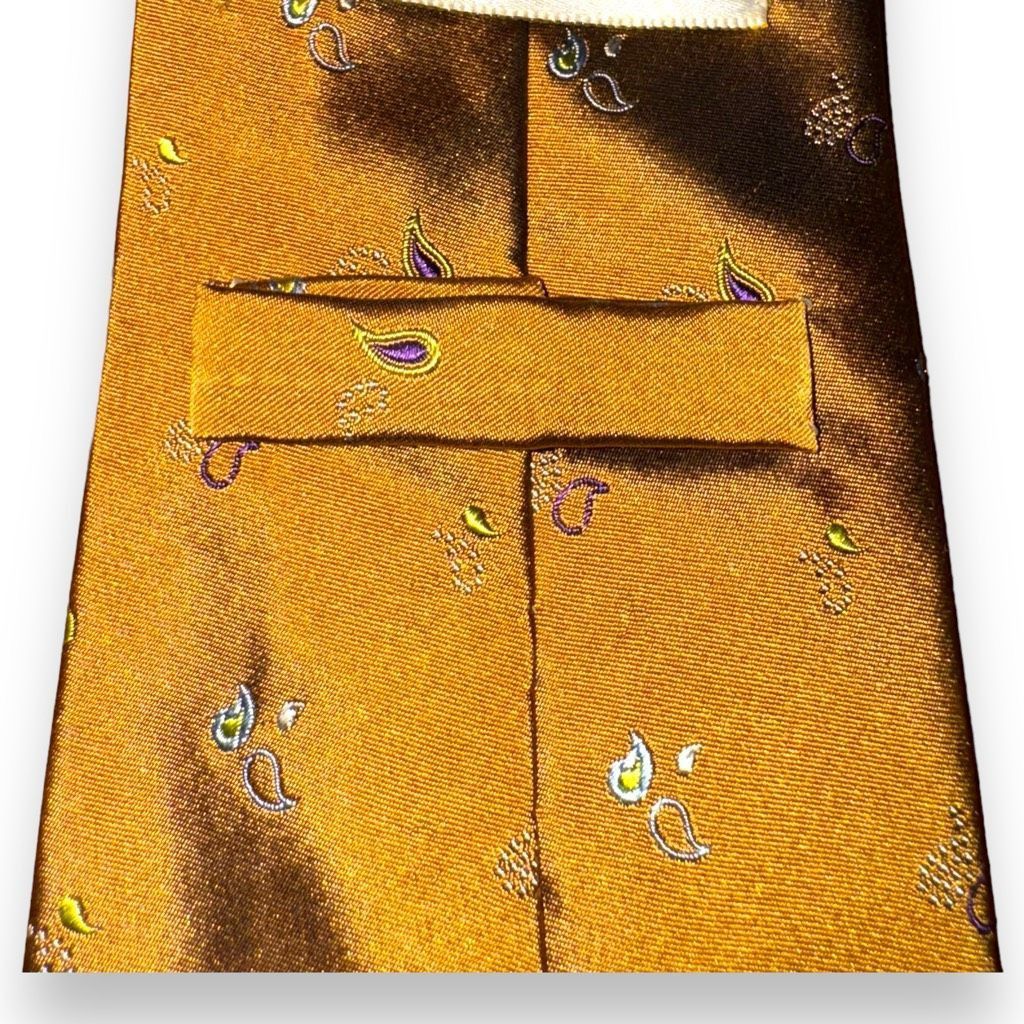 Other Alan Rouleau Couturier Brown Micro-Paisley Made in Italy Tie Size ONE SIZE - 4 Thumbnail