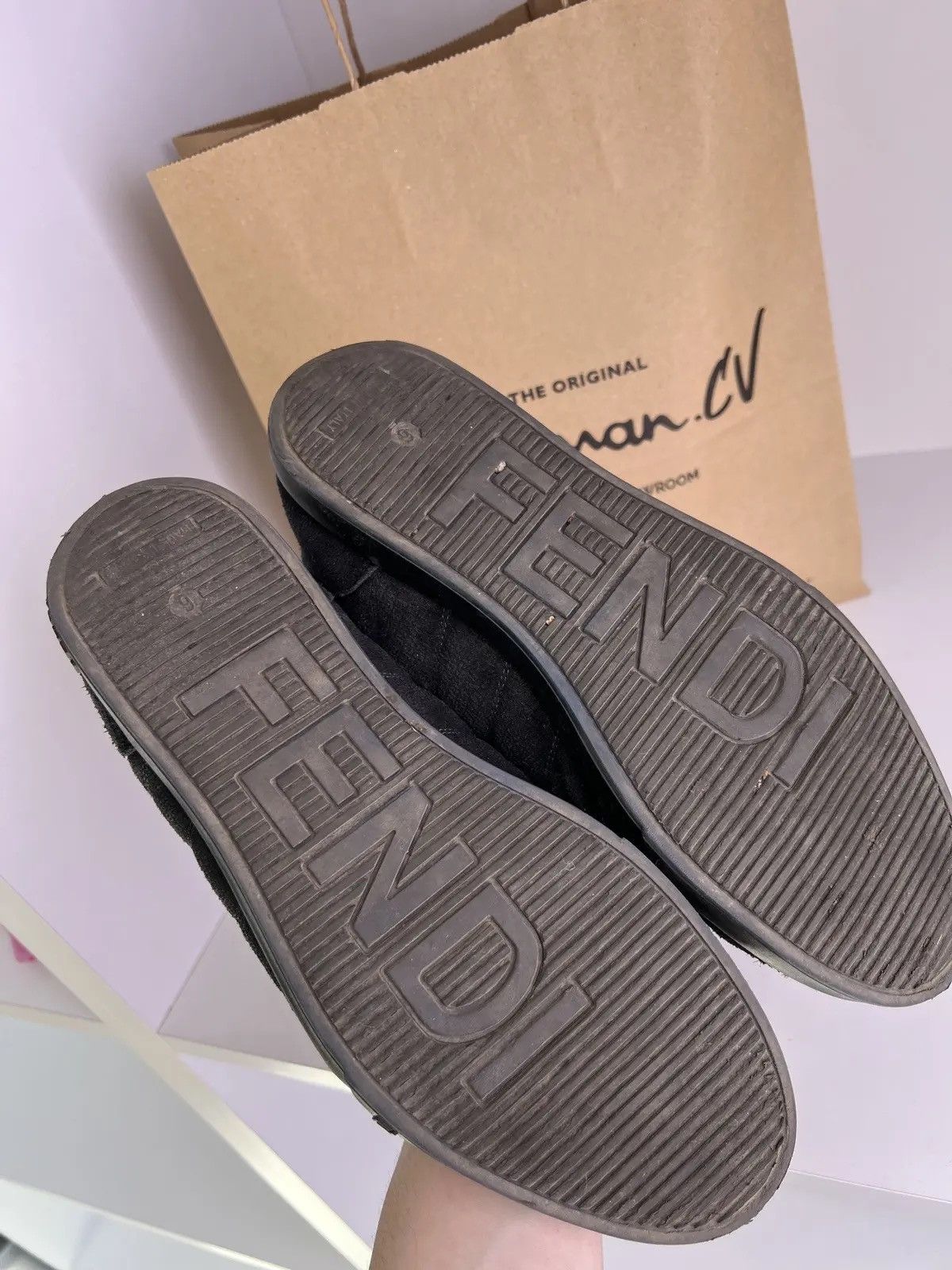 Designer × Fendi × Vintage Vintage Fendi Luxury Sneakers Size US 8 / EU 41 - 24 Thumbnail