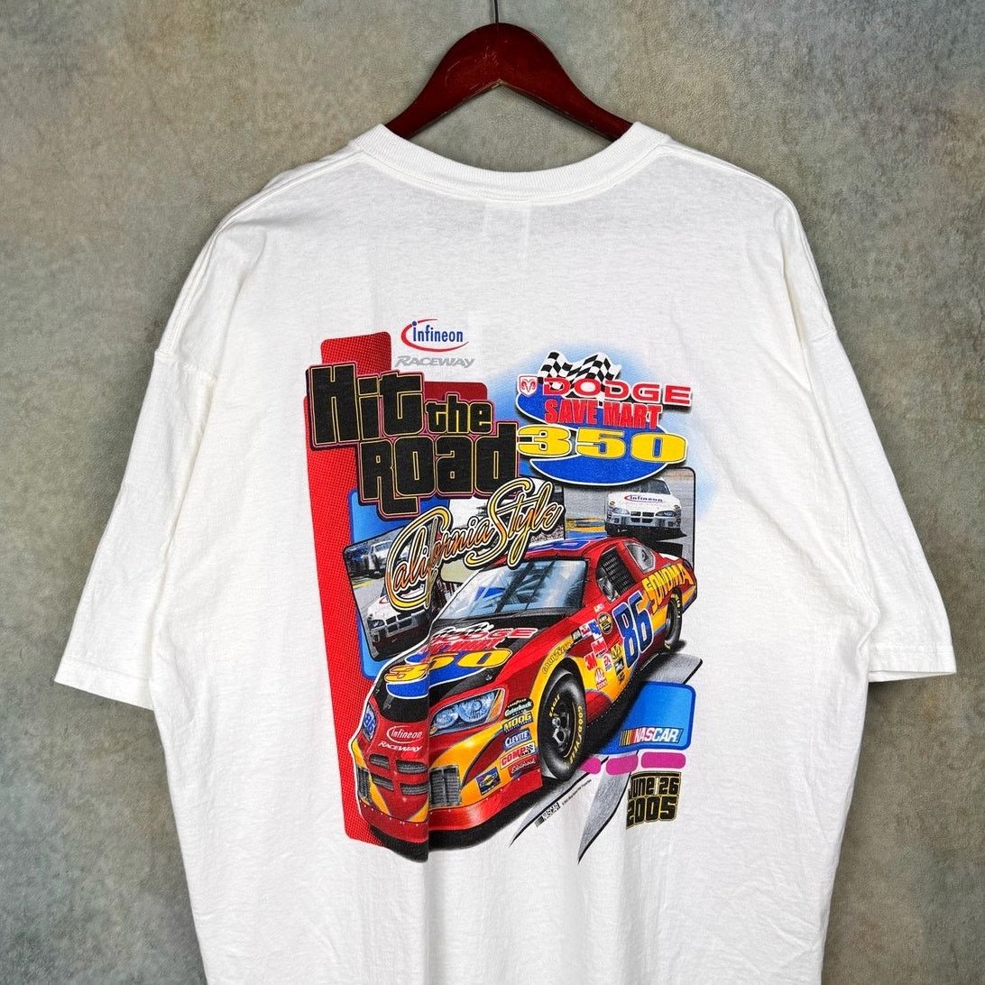 NASCAR × Vintage VTG Nascar Racing Save Mart 350 T Shirt Sz XXL 2005 Size US XXL / EU 58 / 5 - 3 Thumbnail