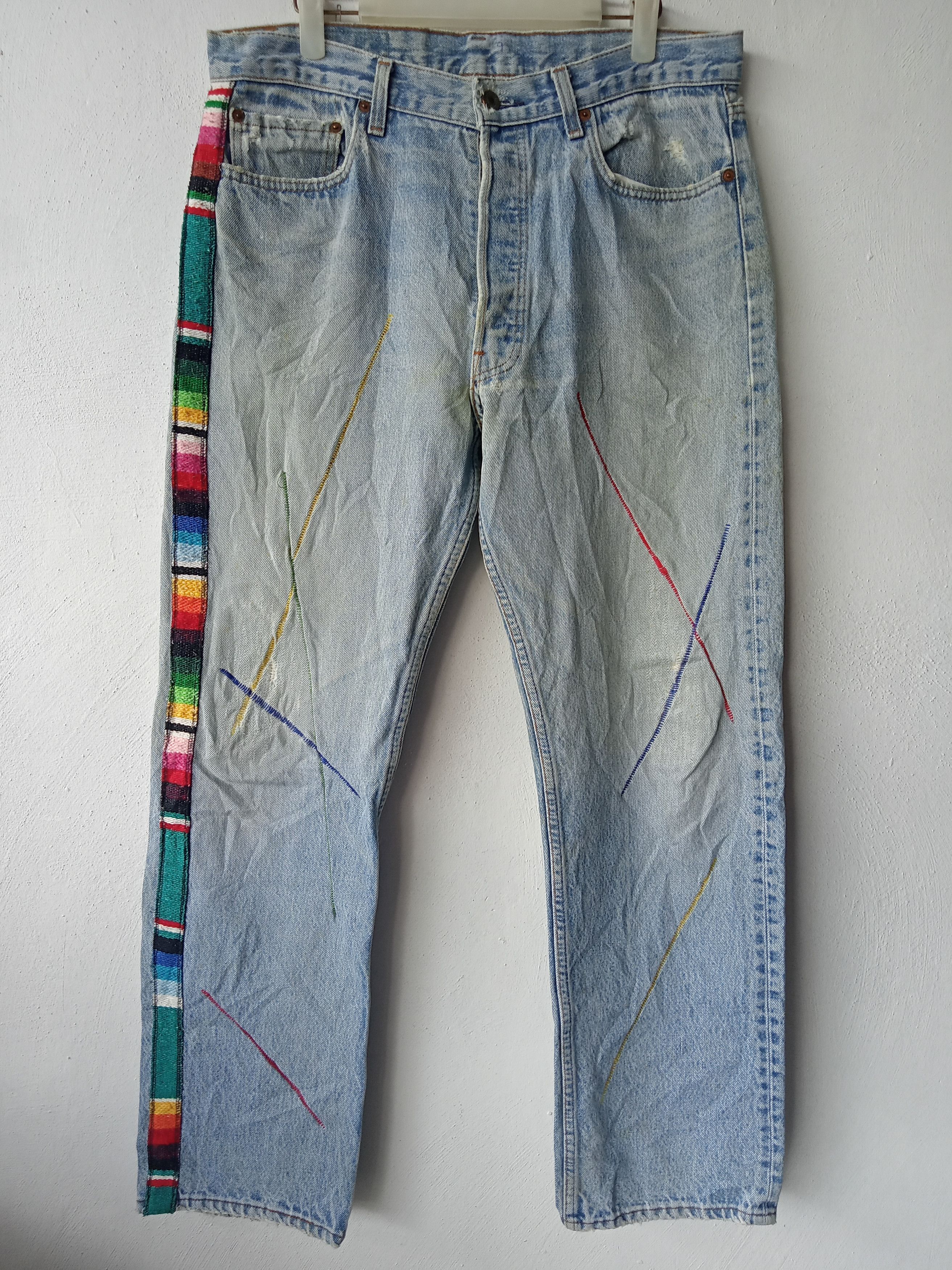 Vintage Levis 501 Medium Wash Jeans Remake by Sifury display picture 1