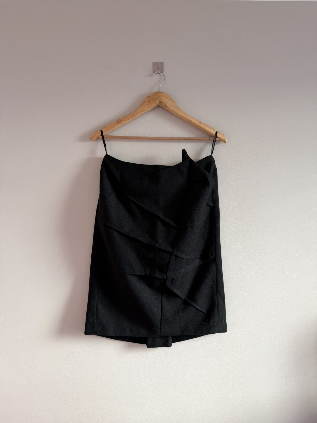 agnes b. agnes b. Black Asymmetric Panel Skirt Size 28" / US 6 / IT 42 - 1 Thumbnail