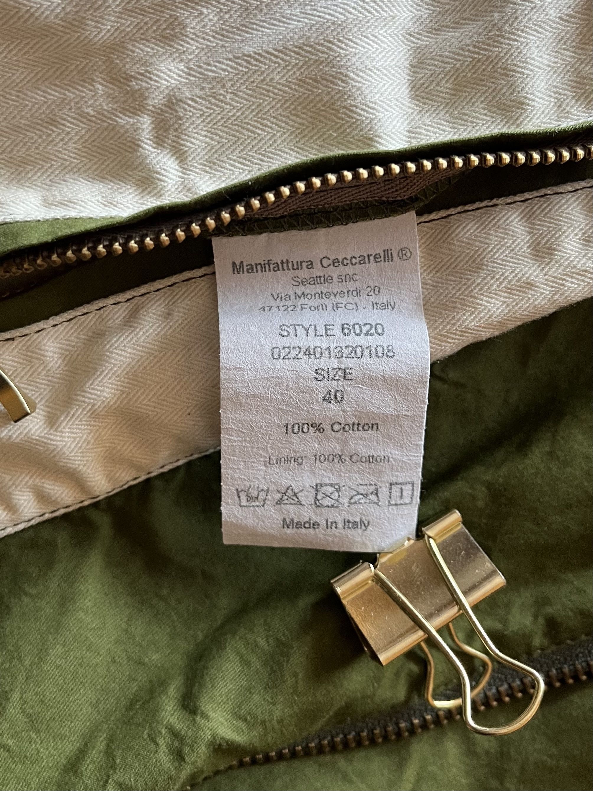 Manifattura Ceccarelli Manifattura Ceccarelli lightweight bomber, 40 Size US M / EU 48-50 / 2 - 8 Thumbnail