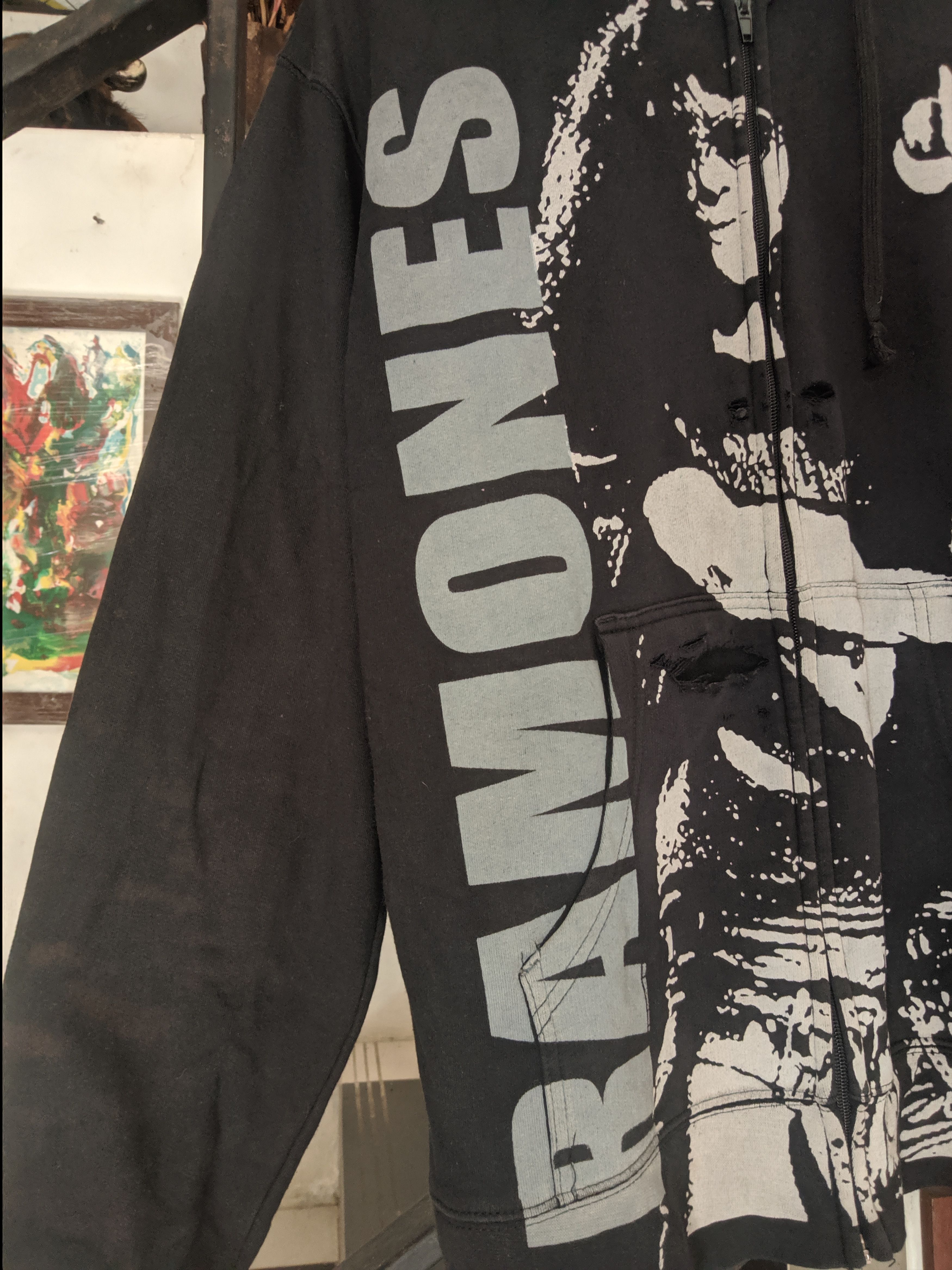Band Tees Ramones ,Rancid Sex Pistols Gbh Biohazard Green Day Size US L / EU 52-54 / 3 - 8 Thumbnail